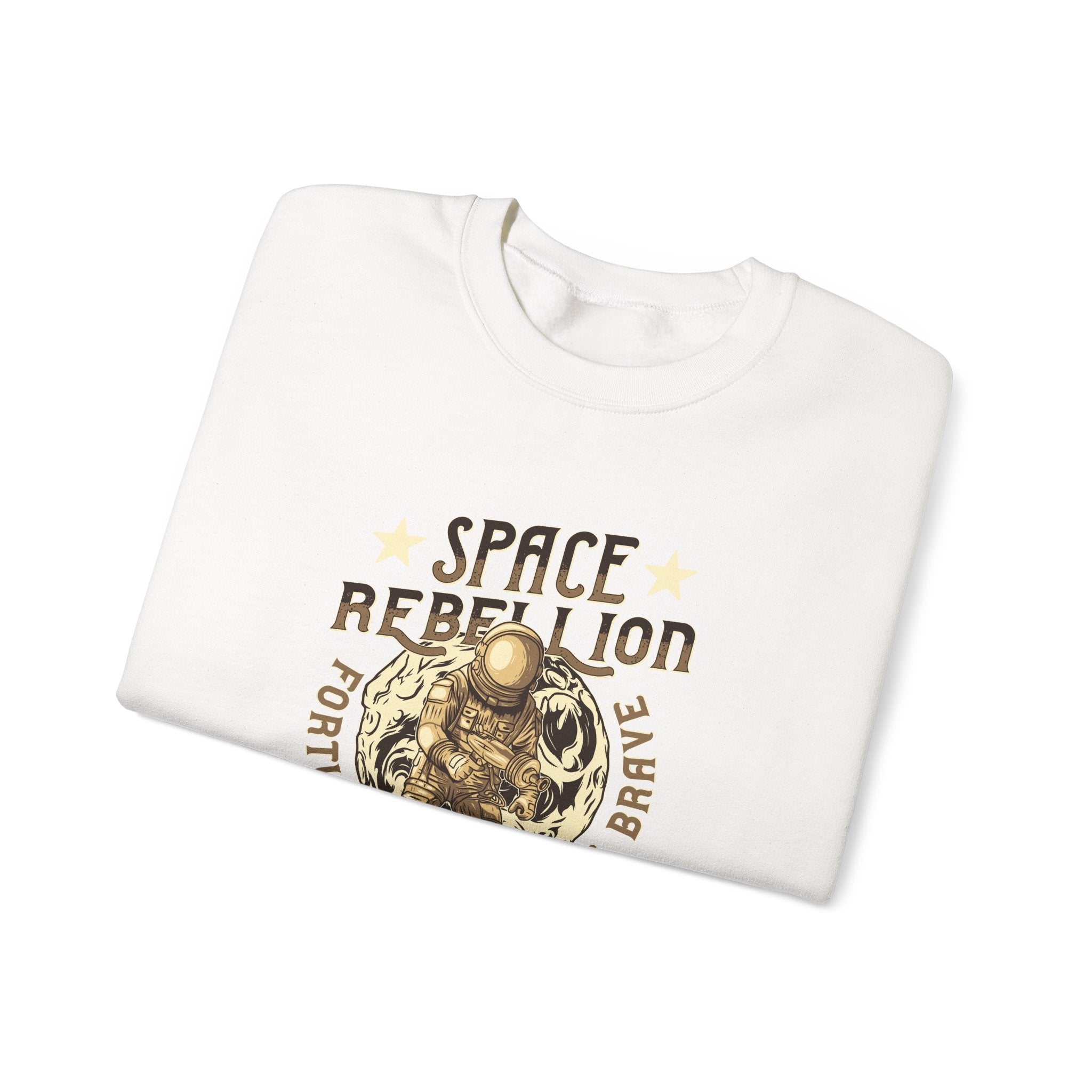 Space Rebellion Unisex Heavy Blend Crewneck Sweatshirt for Ultimate Comfort