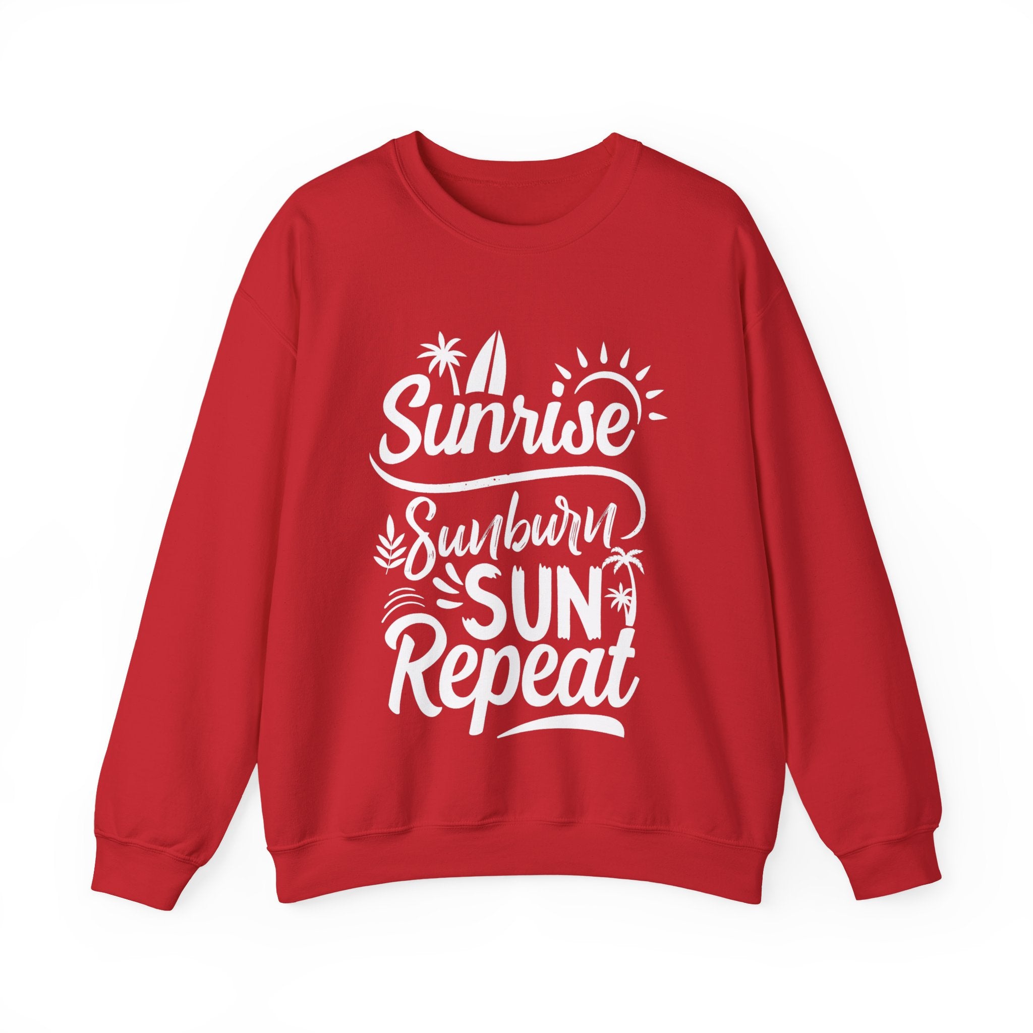 Sunrise Sunburn Sun Repeat Unisex Heavy Blend Crewneck Sweatshirt