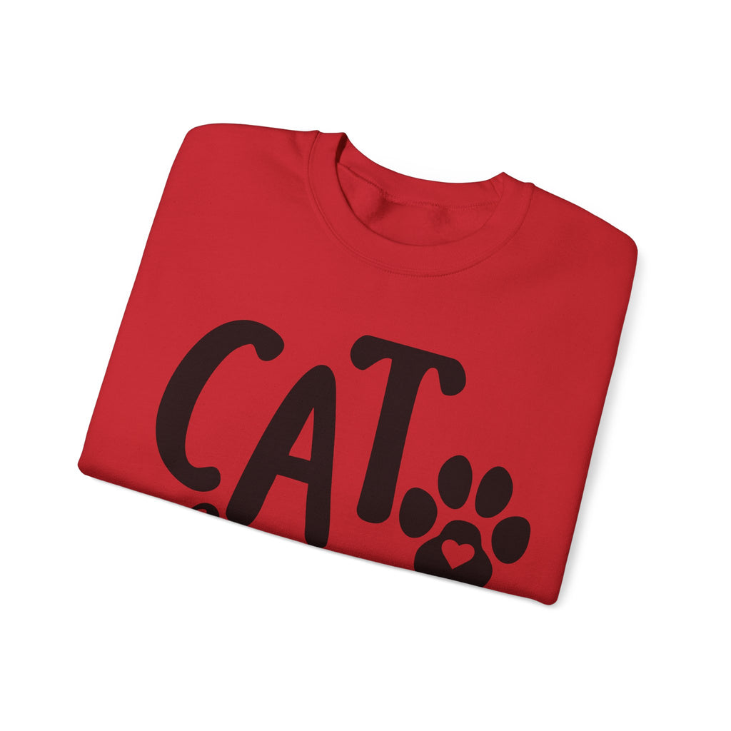Cat Mama Unisex Heavy Blend Crewneck Sweatshirt for Ultimate Comfort