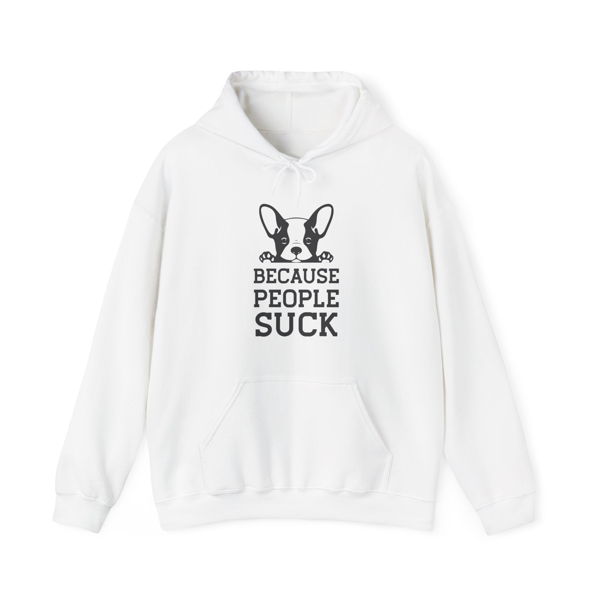 Because People Suck Unisex Heavy Blend Hooded Sweatshirt for Ultimate Comfort