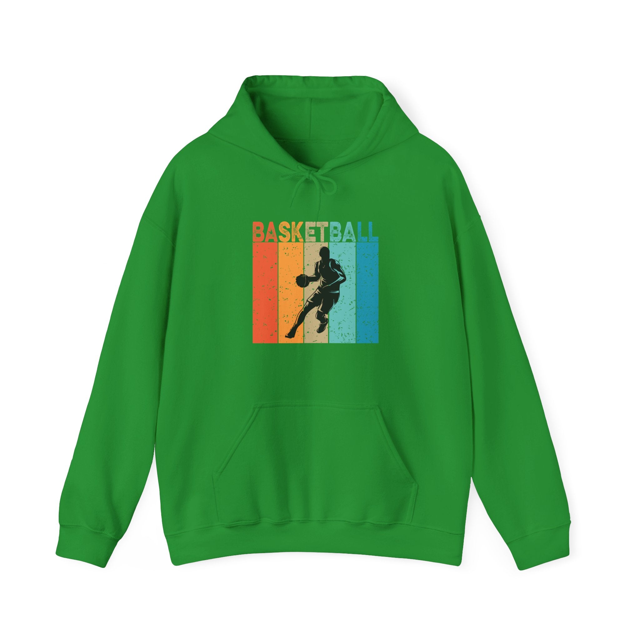 Basketball Man Unisex Heavy Blend Hooded Sweatshirt for Ultimate Comfort and Warmth