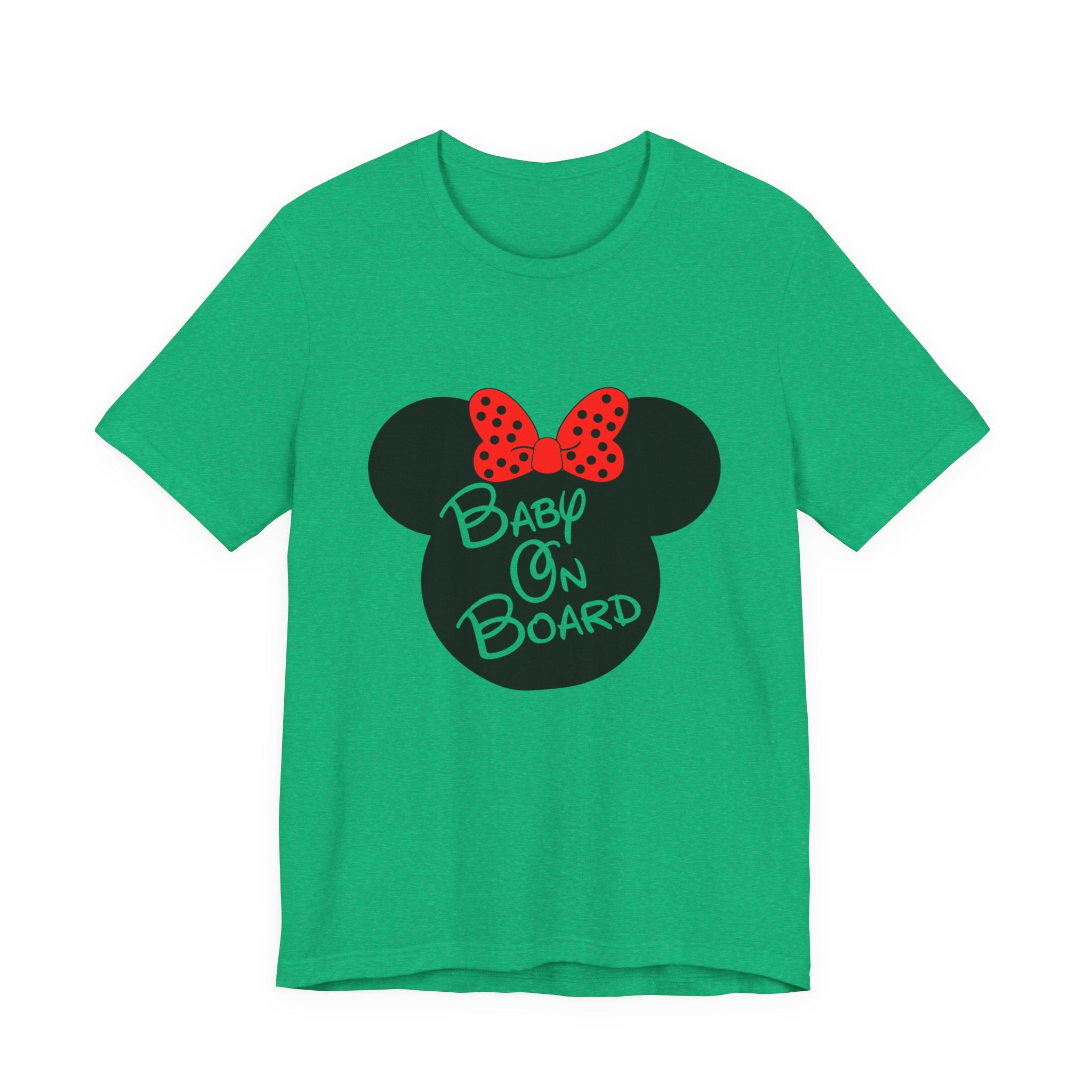 Baby On Board Mouse Ears Unisex Jersey Short Sleeve T-Shirt