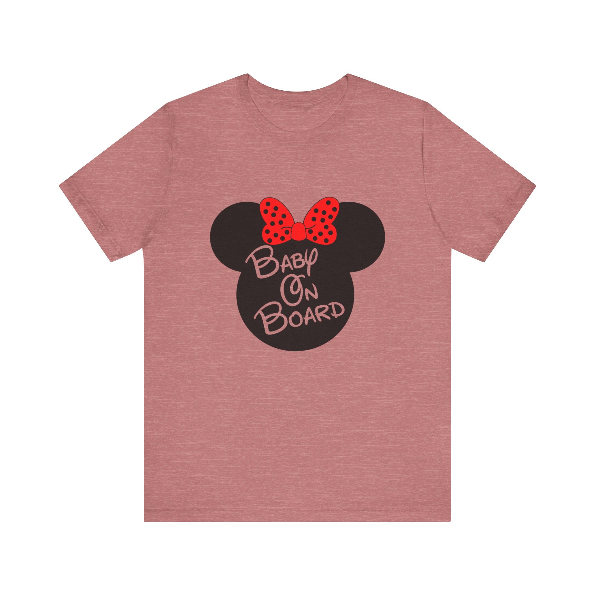 Baby On Board Mouse Ears Unisex Jersey Short Sleeve T-Shirt