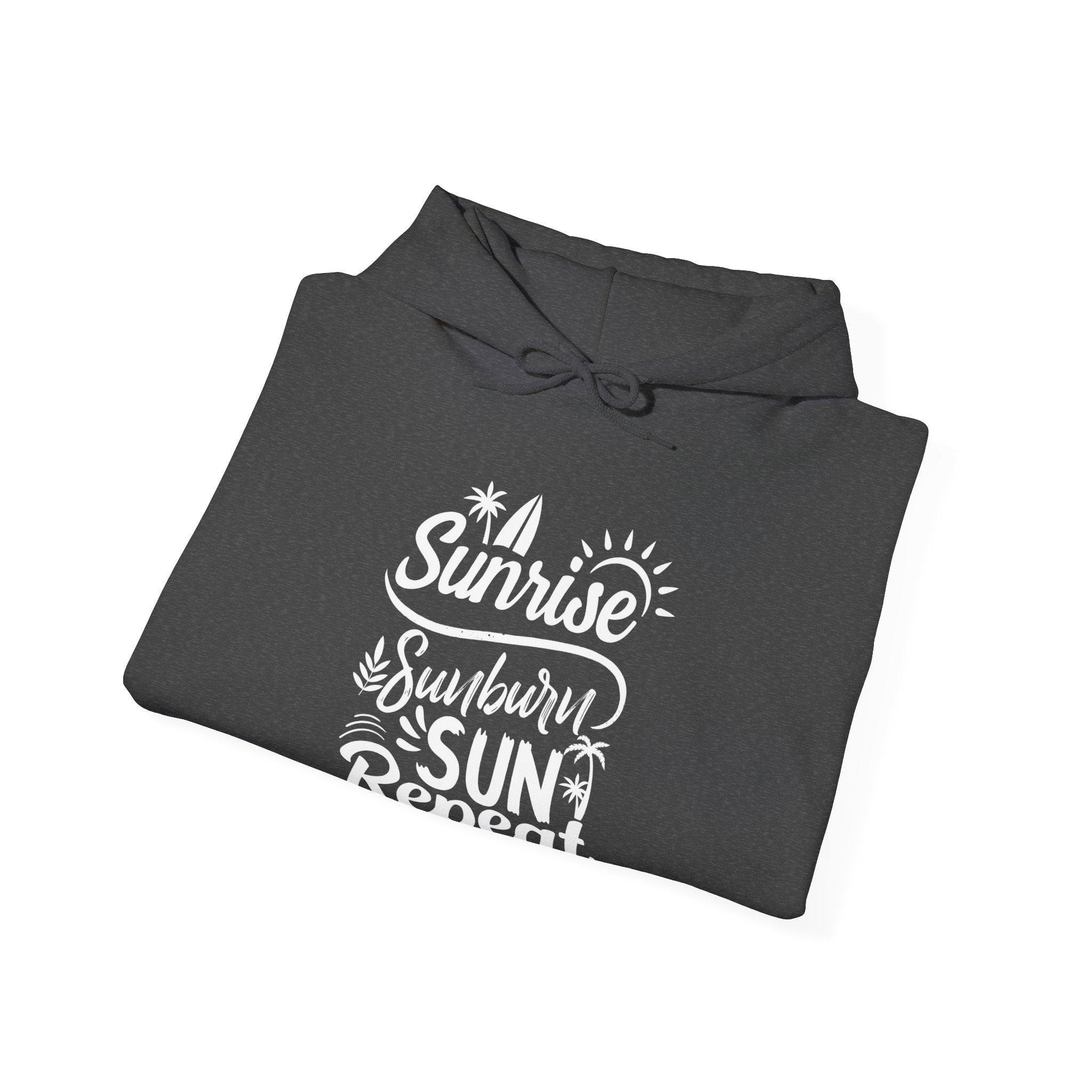 Sunrise Sunburn Sun Repeat Unisex Heavy Blend Hooded Sweatshirt