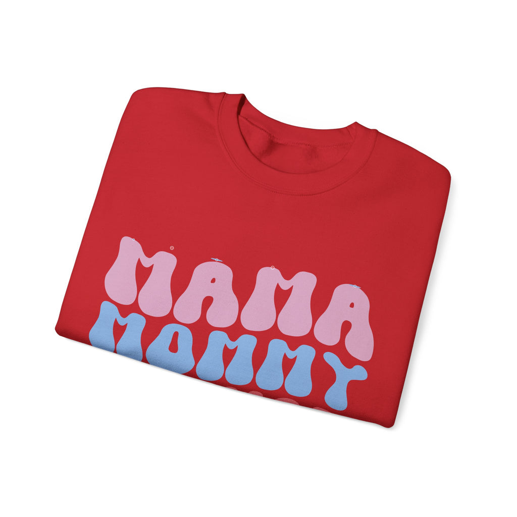 Mama Mommy Unisex Heavy Blend Crewneck Sweatshirt for Ultimate Comfort