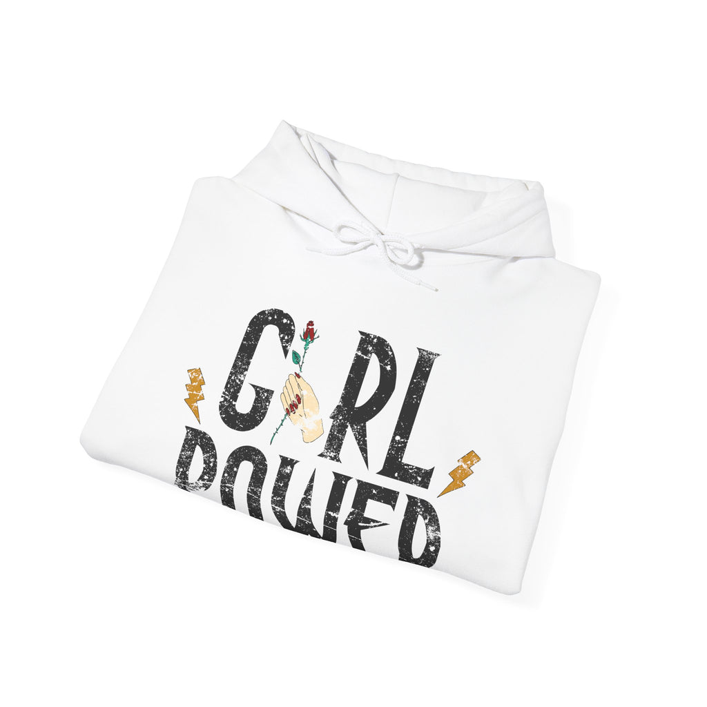 Girls Power Unisex Heavy Blend Hooded Sweatshirt for Ultimate Comfort and Warmth