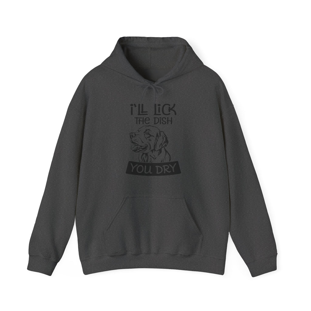 Ill Lick The Dish You Dry Unisex Heavy Blend Hooded Sweatshirt