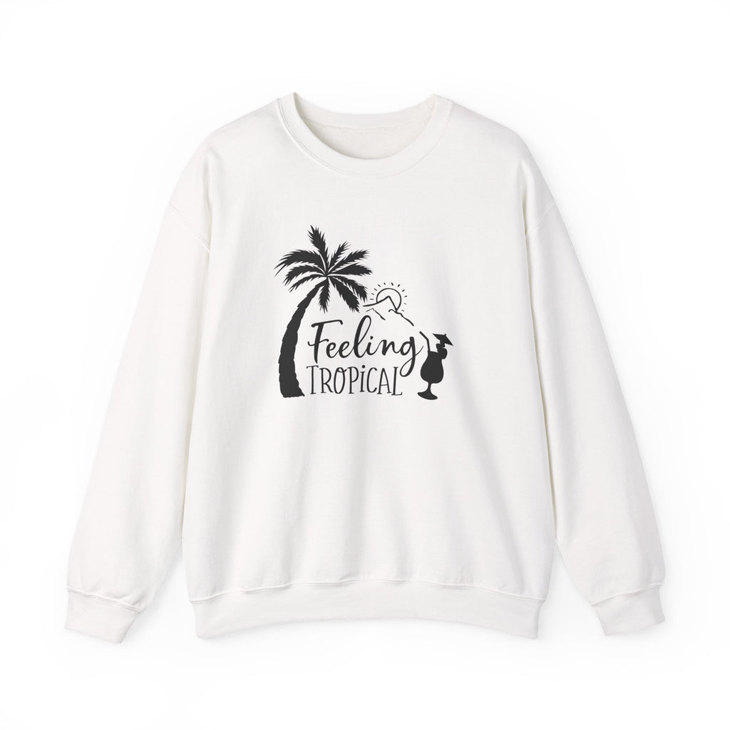Feeling Tropical Unisex Heavy Blend Crewneck Sweatshirt for Ultimate Comfort