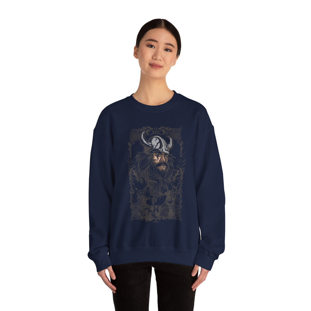 Artsy Viking Unisex Heavy Blend Crewneck Sweatshirt for Ultimate Comfort