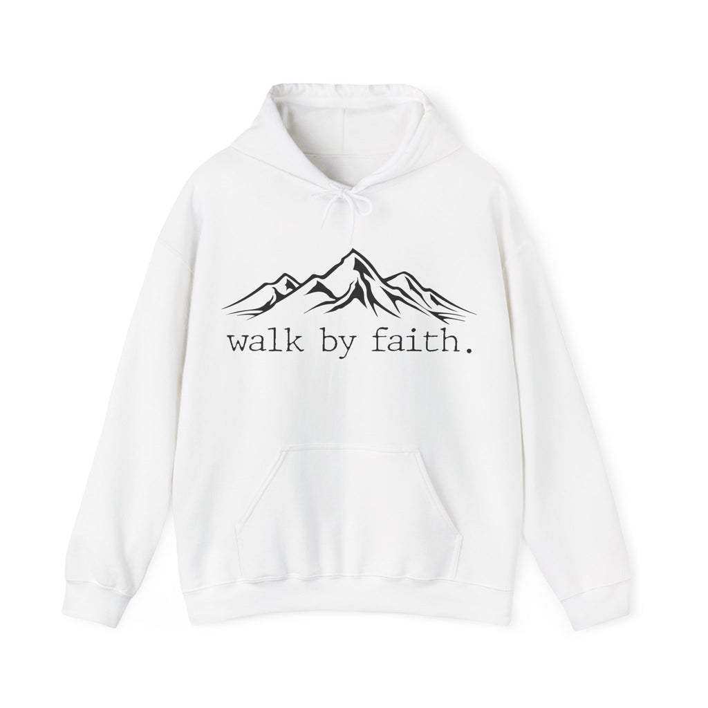 Walk By Faith Unisex Heavy Blend Hooded Sweatshirt for Ultimate Comfort and Warmth