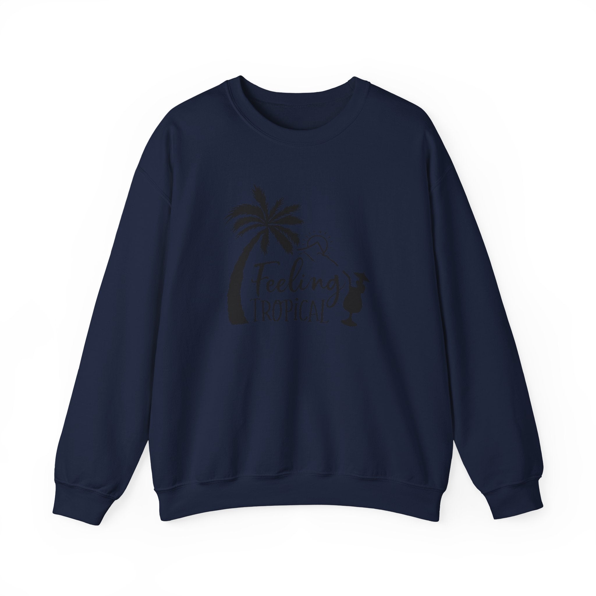 Feeling Tropical Unisex Heavy Blend Crewneck Sweatshirt for Ultimate Comfort