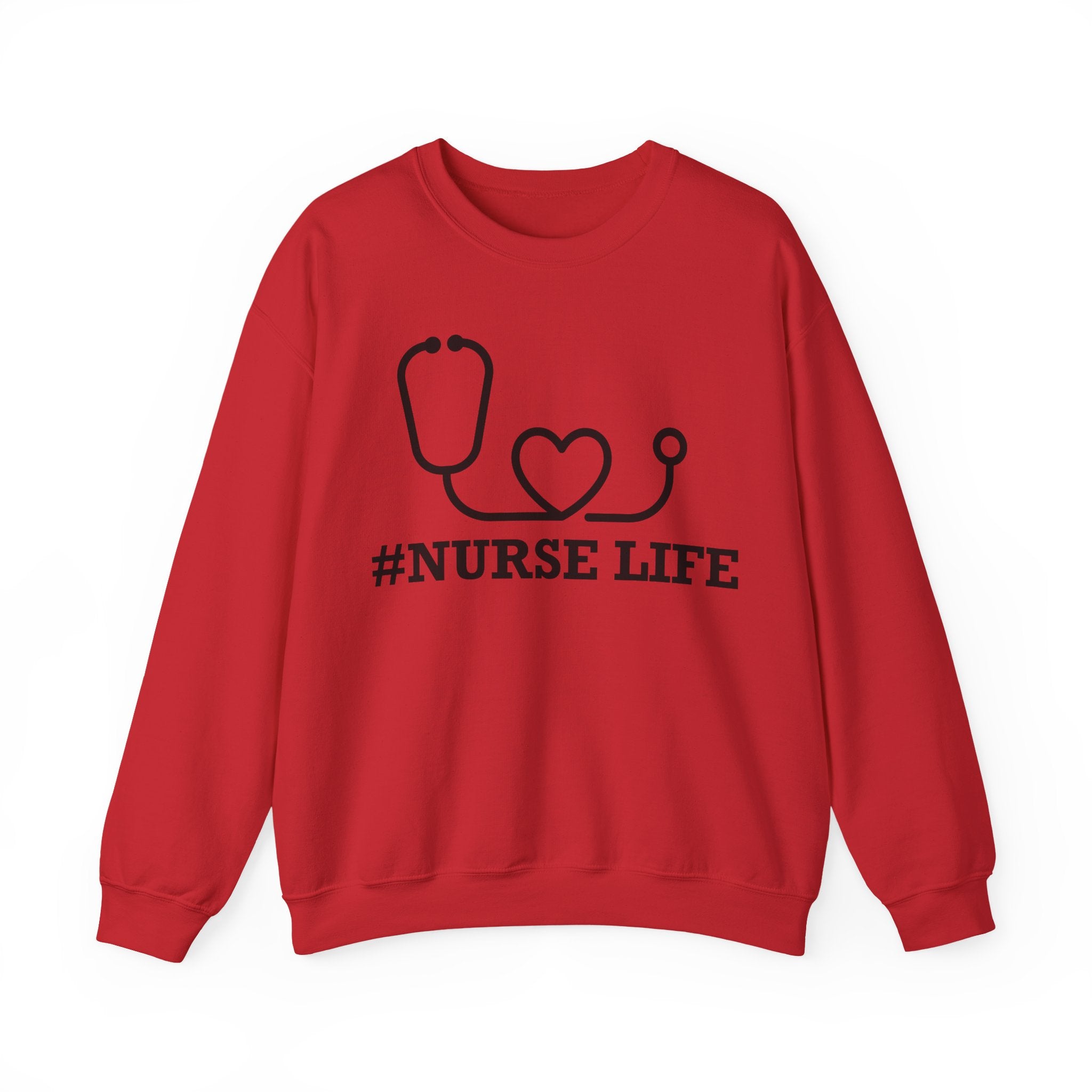 Nurse Life Unisex Heavy Blend Crewneck Sweatshirt for Ultimate Comfort