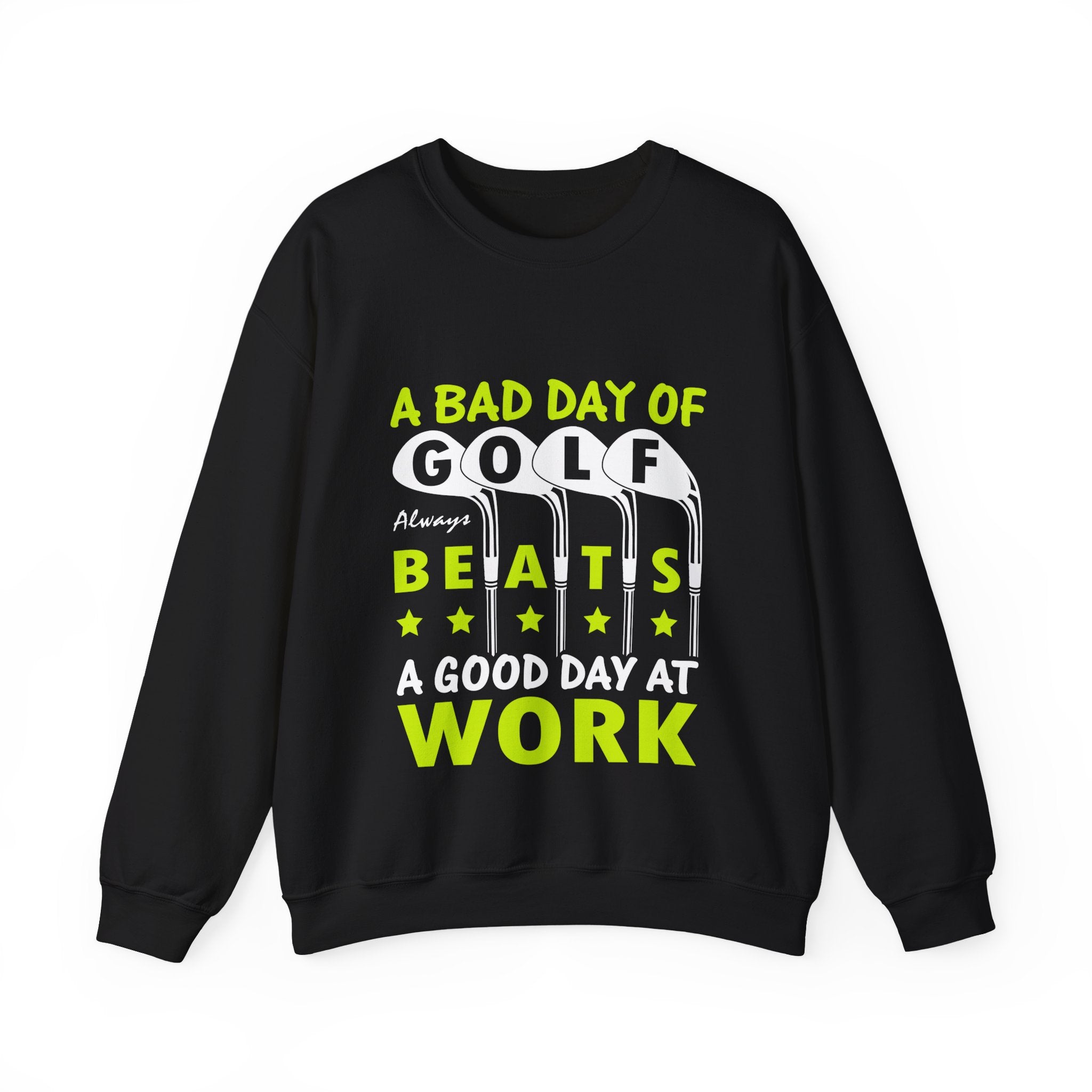 A Bad Day Of Gold Always Beats A Good Day At Work Unisex Heavy Blend Crewneck Sweatshirt