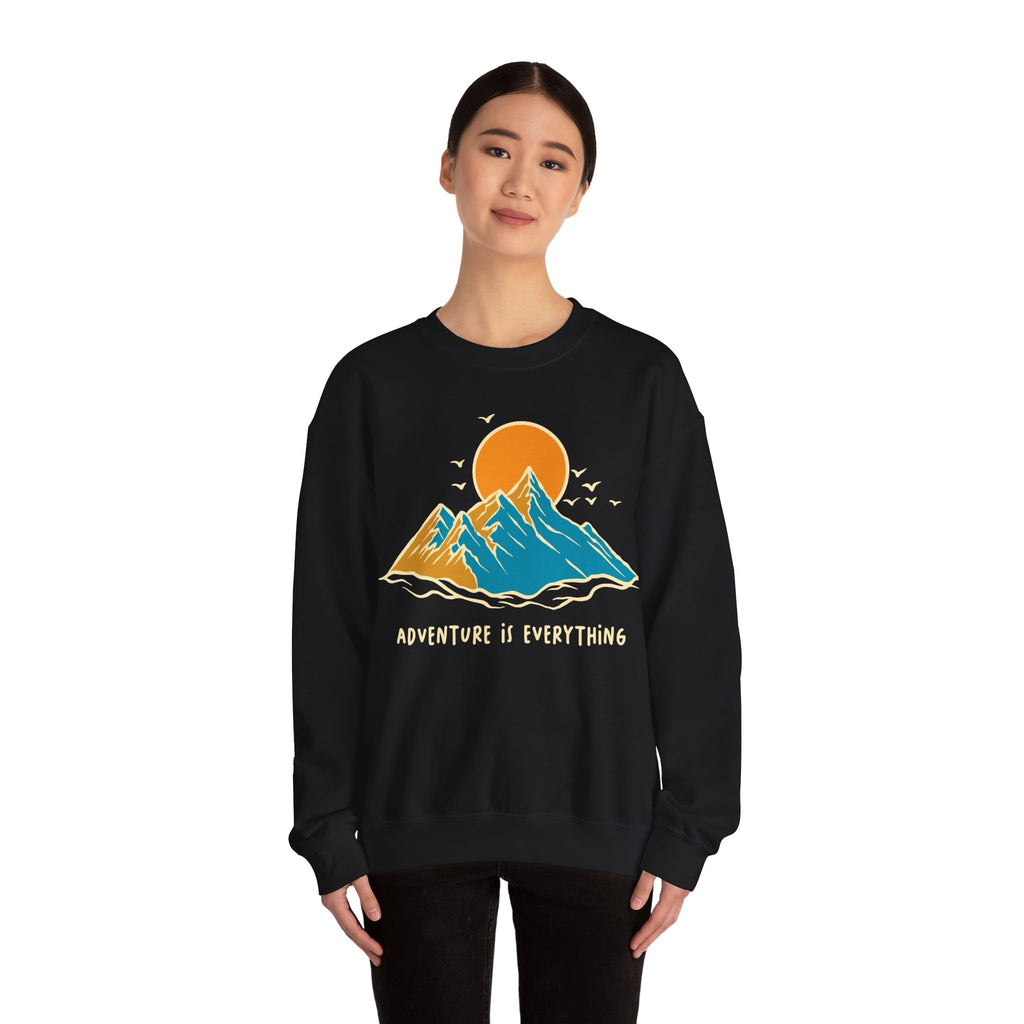 Adventure Is Everything Unisex Heavy Blend Crewneck Sweatshirt for Ultimate Comfort