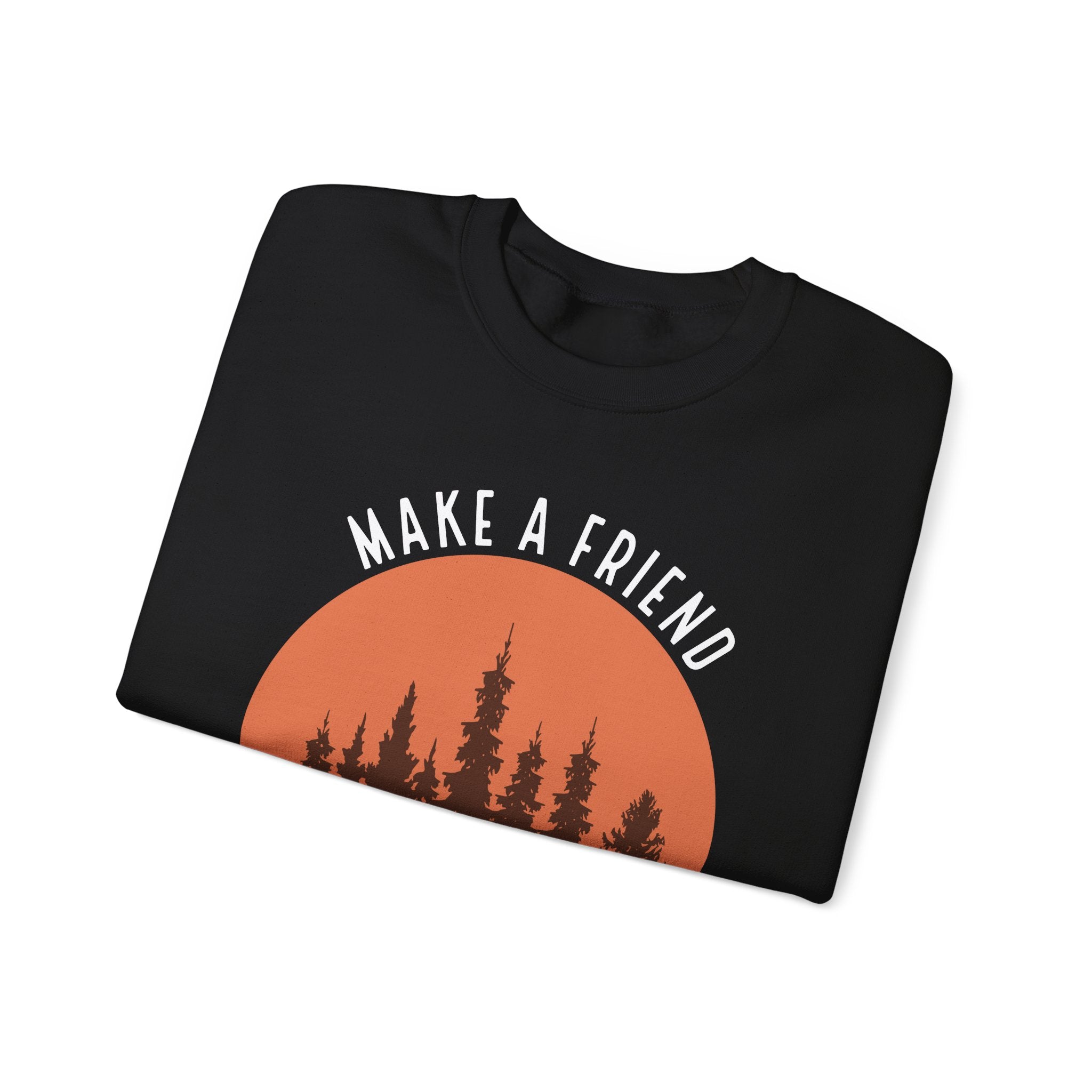 Make A Friend With A Forest Unisex Heavy Blend Crewneck Sweatshirt
