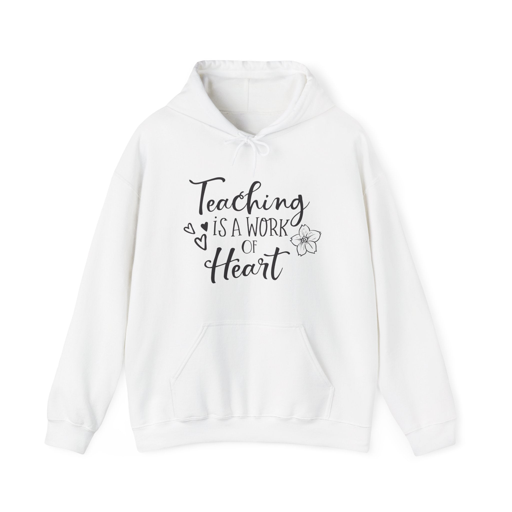 Teaching Is A Work Of The Heart Unisex Heavy Blend Hooded Sweatshirt