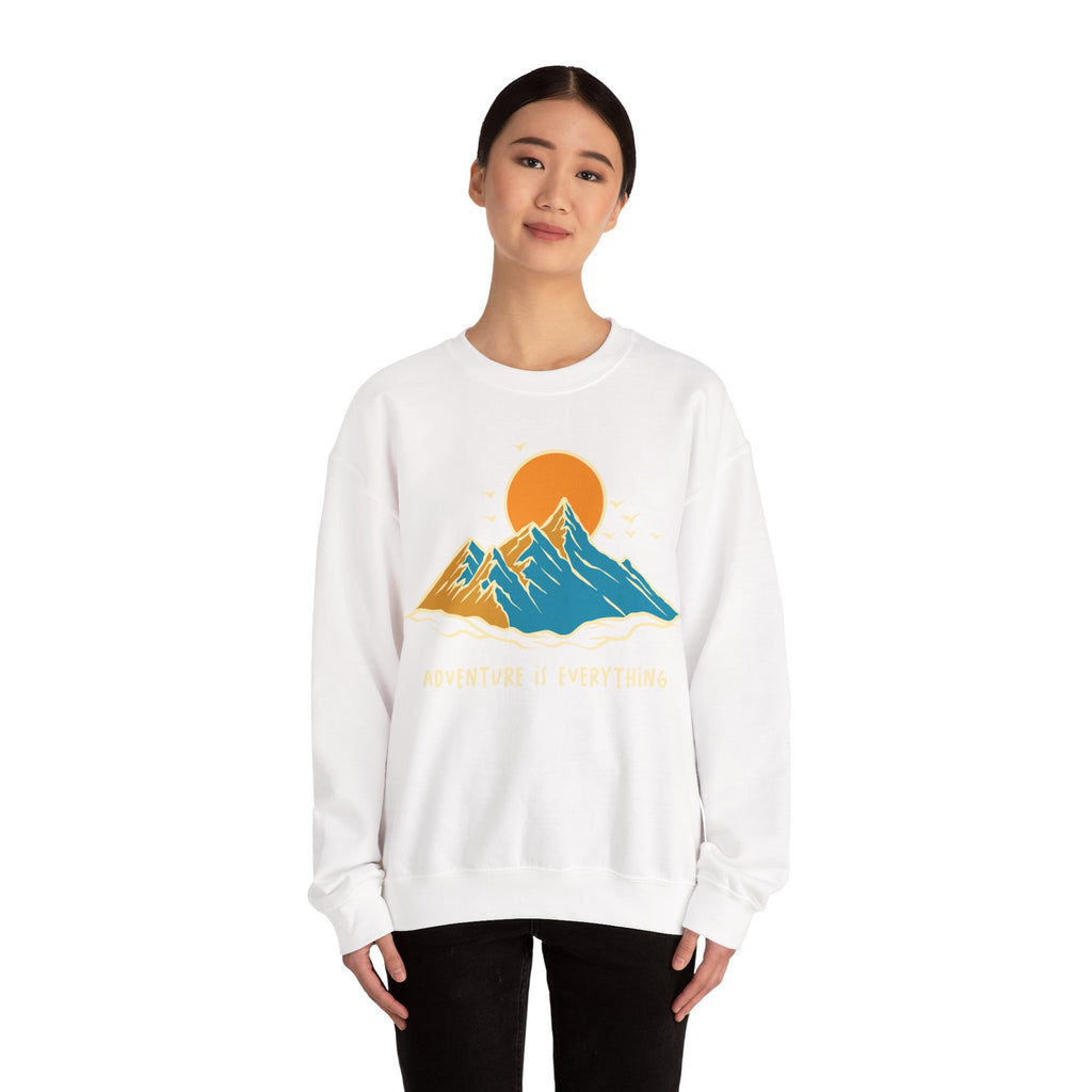 Adventure Is Everything Unisex Heavy Blend Crewneck Sweatshirt for Ultimate Comfort