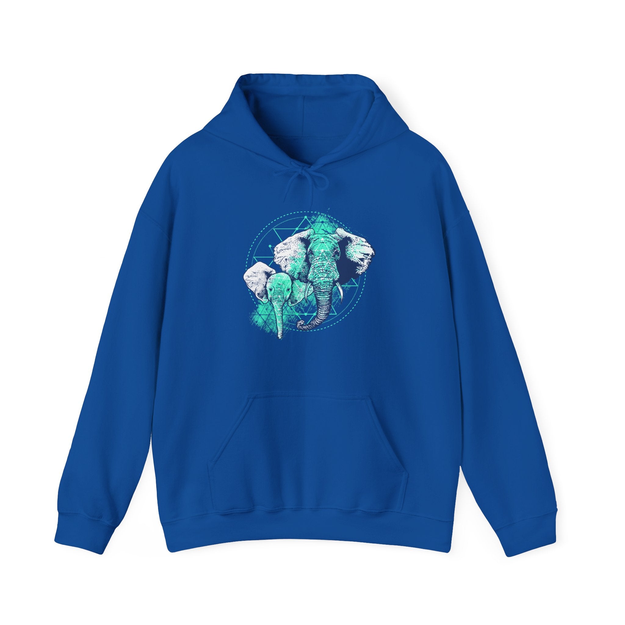 Elephant Unisex Heavy Blend Hooded Sweatshirt for Ultimate Comfort and Warmth