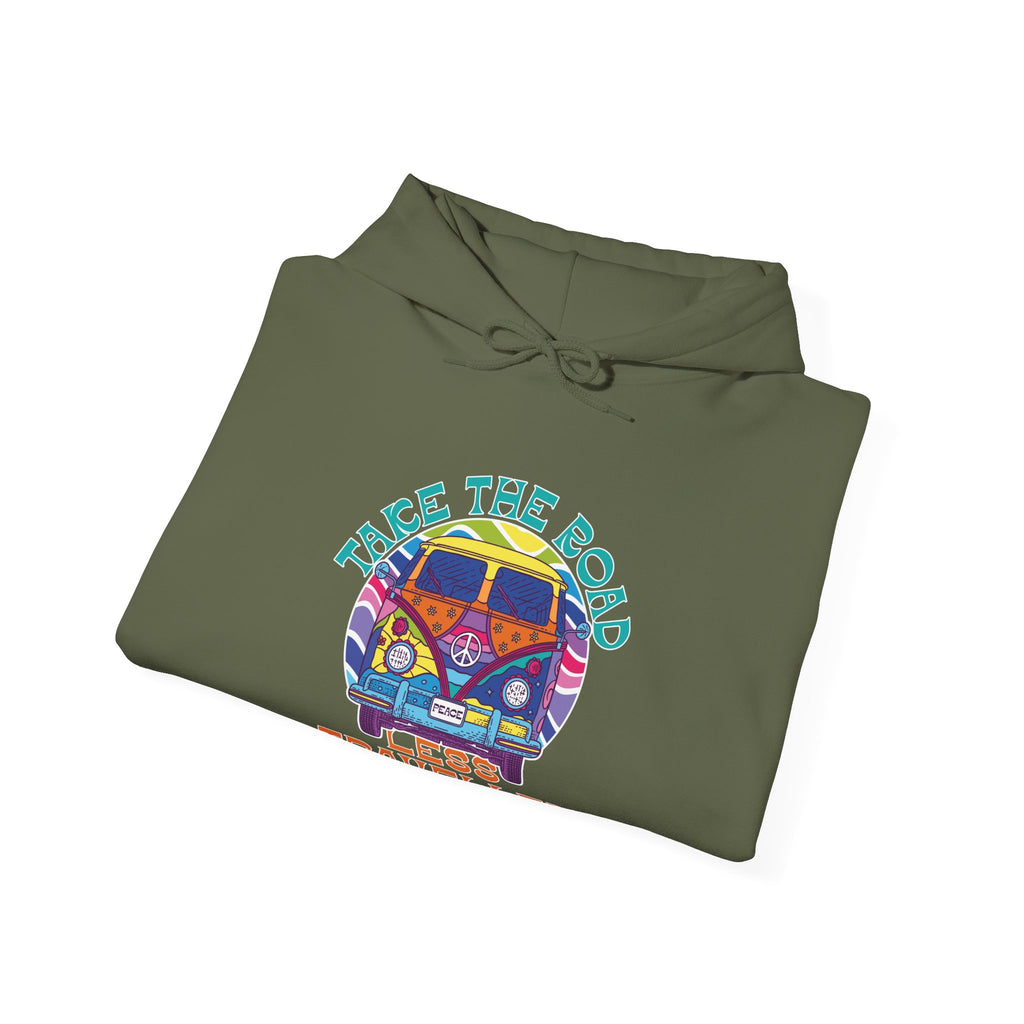 Take The Road Less Travelled Unisex Heavy Blend Hooded Sweatshirt