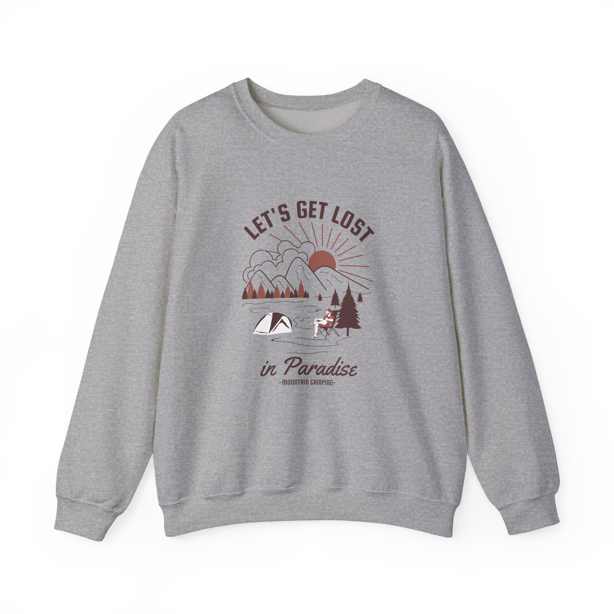 Lets Get Lost In Paradise Unisex Heavy Blend Crewneck Sweatshirt