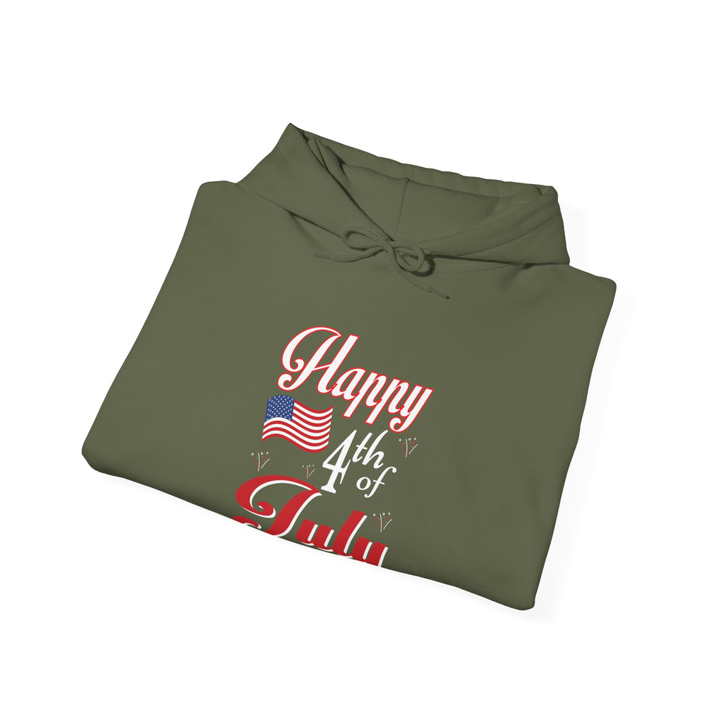 Happy 4th Of July Fireworks Unisex Heavy Blend Hooded Sweatshirt