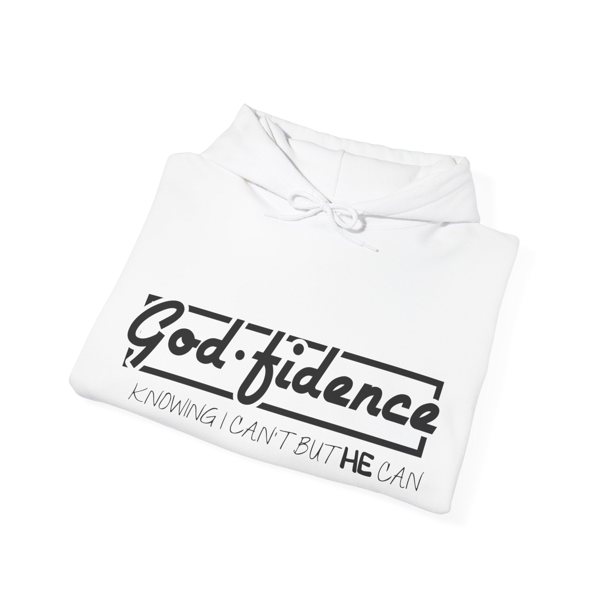 God Fidence Unisex Heavy Blend Hooded Sweatshirt for Ultimate Comfort and Style