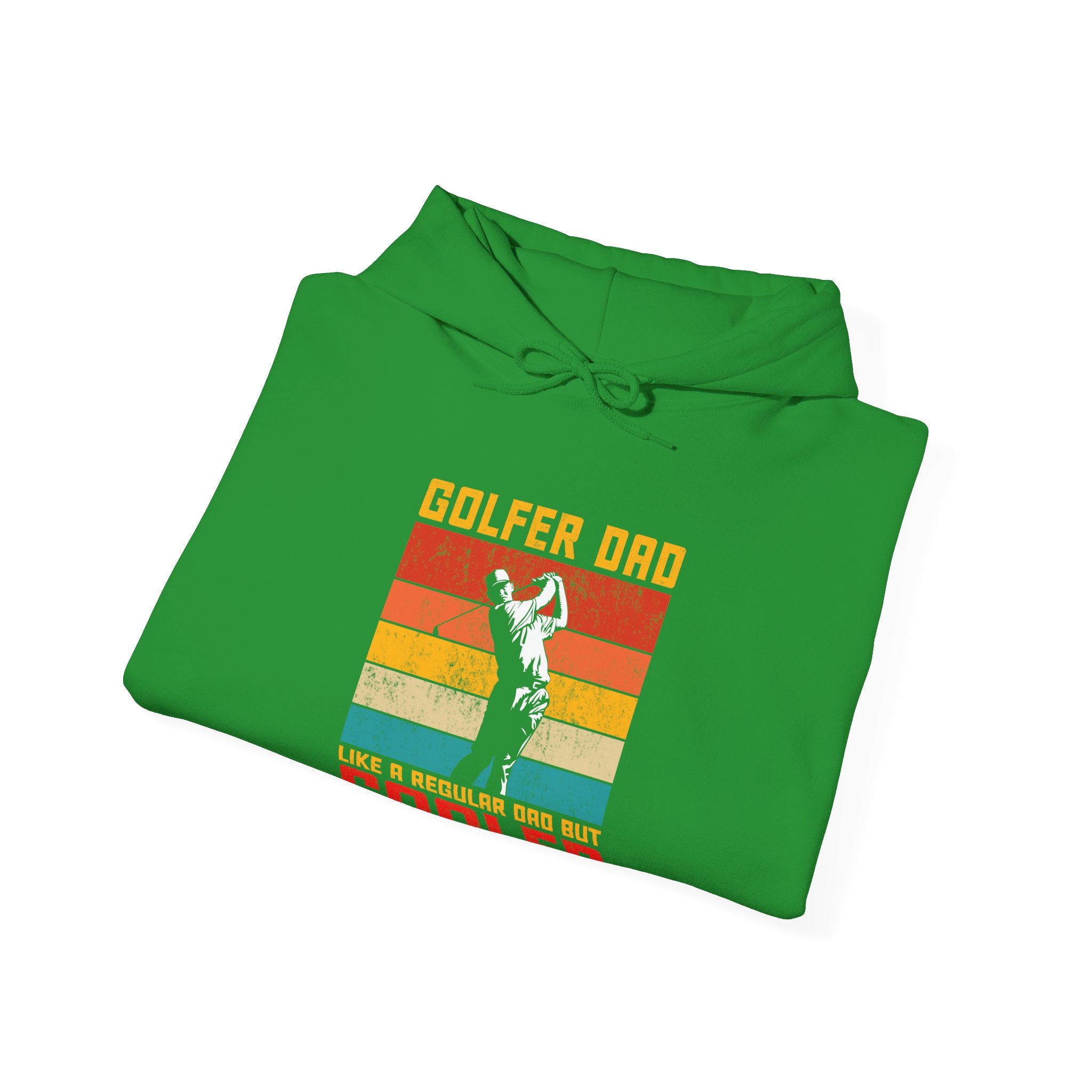 Golfer Dad Like A Regular Dad But Cooler Unisex Heavy Blend Hooded Sweatshirt