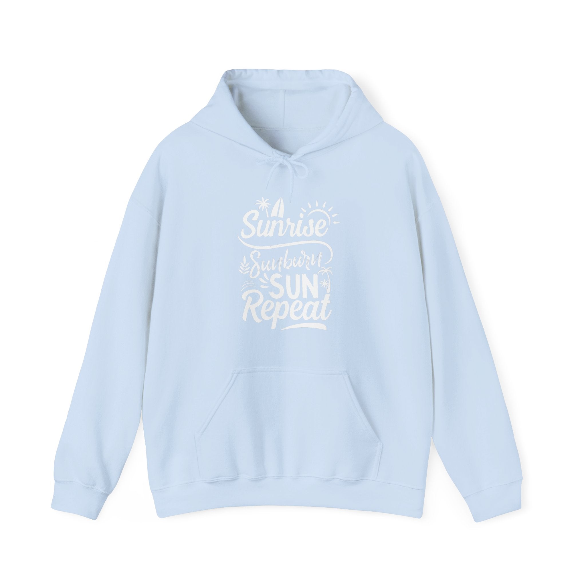 Sunrise Sunburn Sun Repeat Unisex Heavy Blend Hooded Sweatshirt