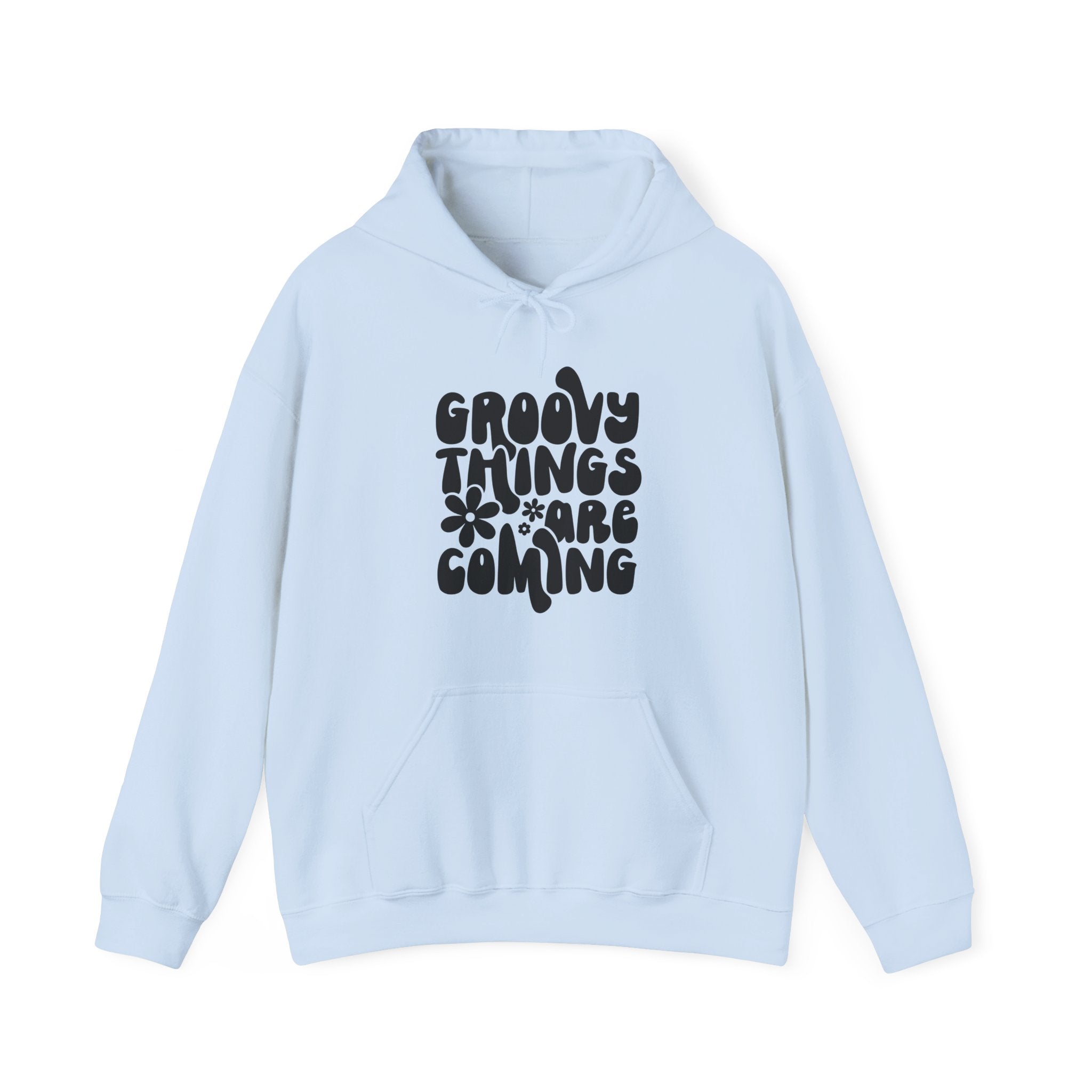 Groovy Things Are Coming Unisex Heavy Blend Hooded Sweatshirt for Ultimate Comfort