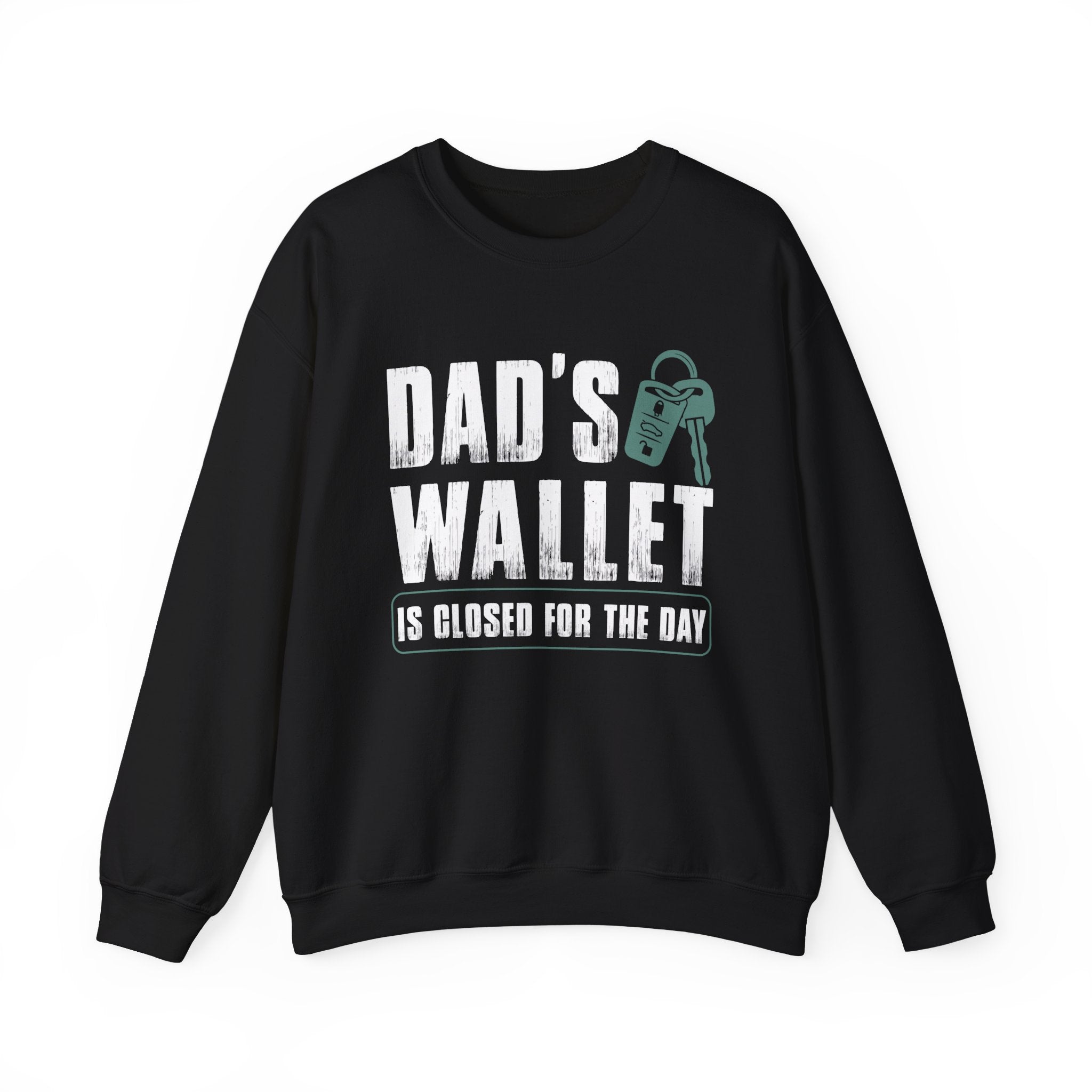 Dads Wallet Is Closed For The Day Unisex Heavy Blend Crewneck Sweatshirt