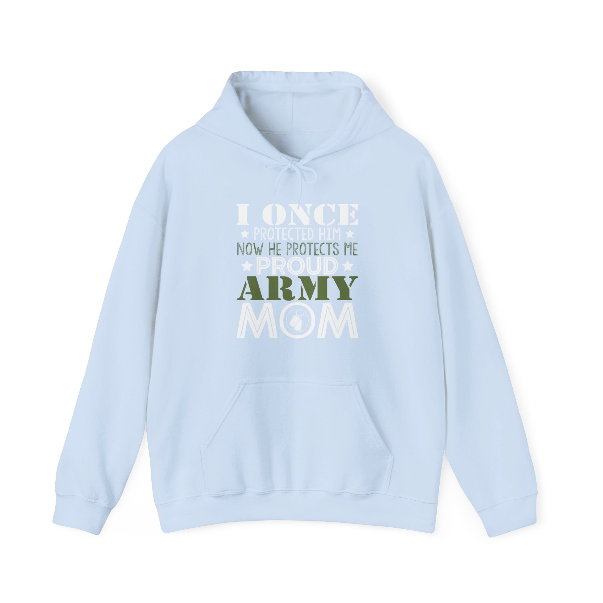 Proud Army Mom Unisex Heavy Blend Hooded Sweatshirt for Cold Days