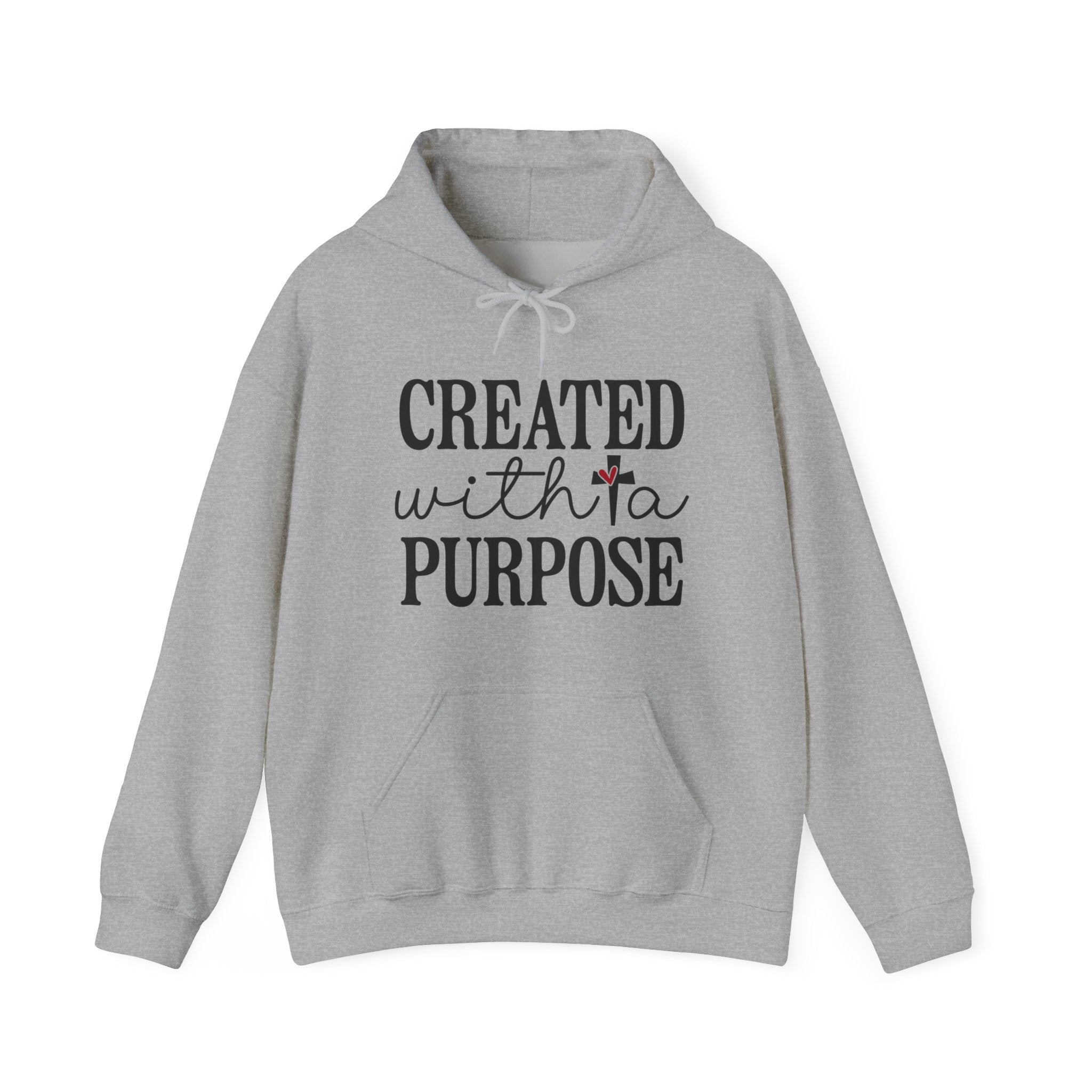 Created With A Purpose Unisex Heavy Blend Hooded Sweatshirt for Ultimate Comfort