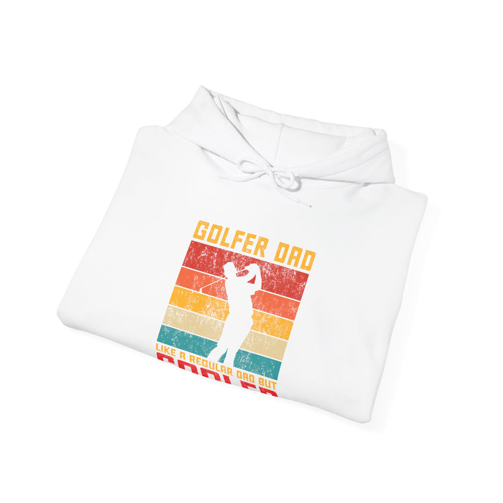Golfer Dad Like A Regular Dad But Cooler Unisex Heavy Blend Hooded Sweatshirt