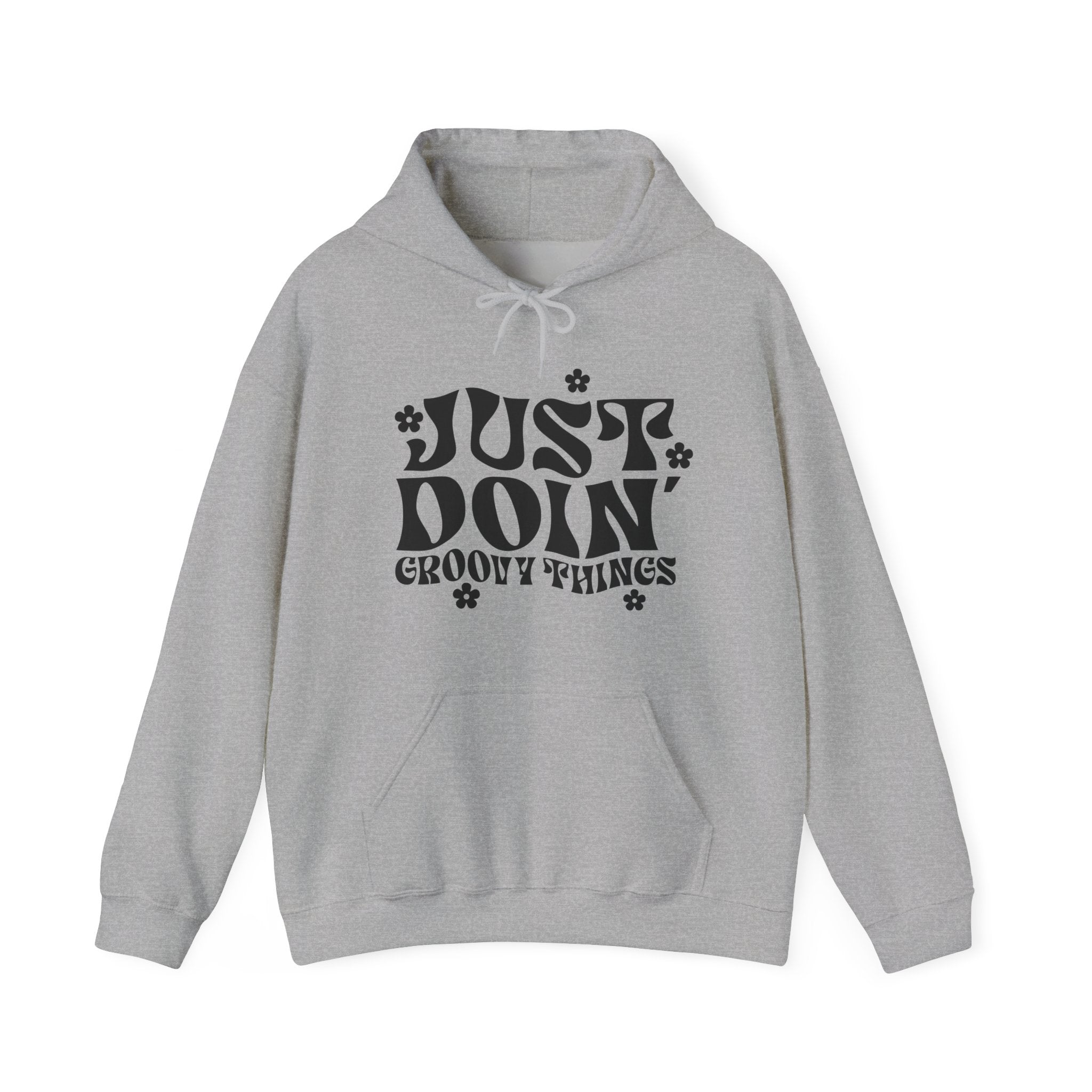 Just Doing Groovy Things Unisex Heavy Blend Hooded Sweatshirt