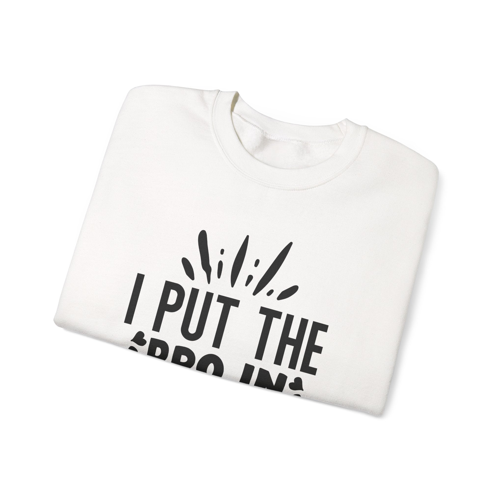 I Put The Pro In Procrastinate Unisex Heavy Blend Crewneck Sweatshirt