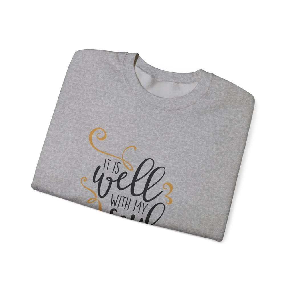 It Is Well With My Soul Unisex Heavy Blend Crewneck Sweatshirt