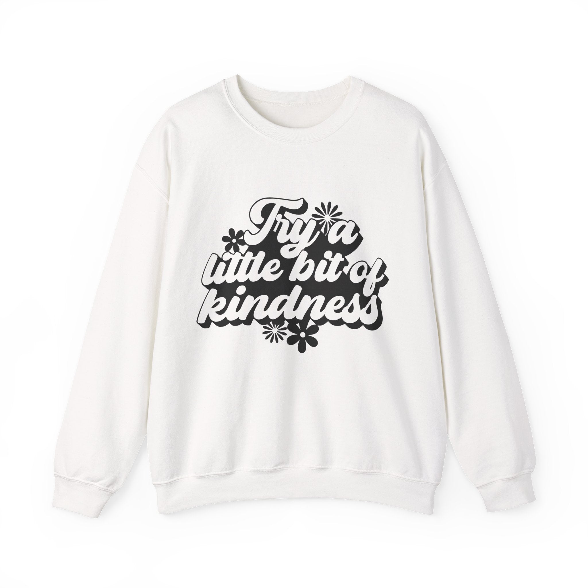 Try A Little Bit Of Kindness Unisex Heavy Blend Crewneck Sweatshirt