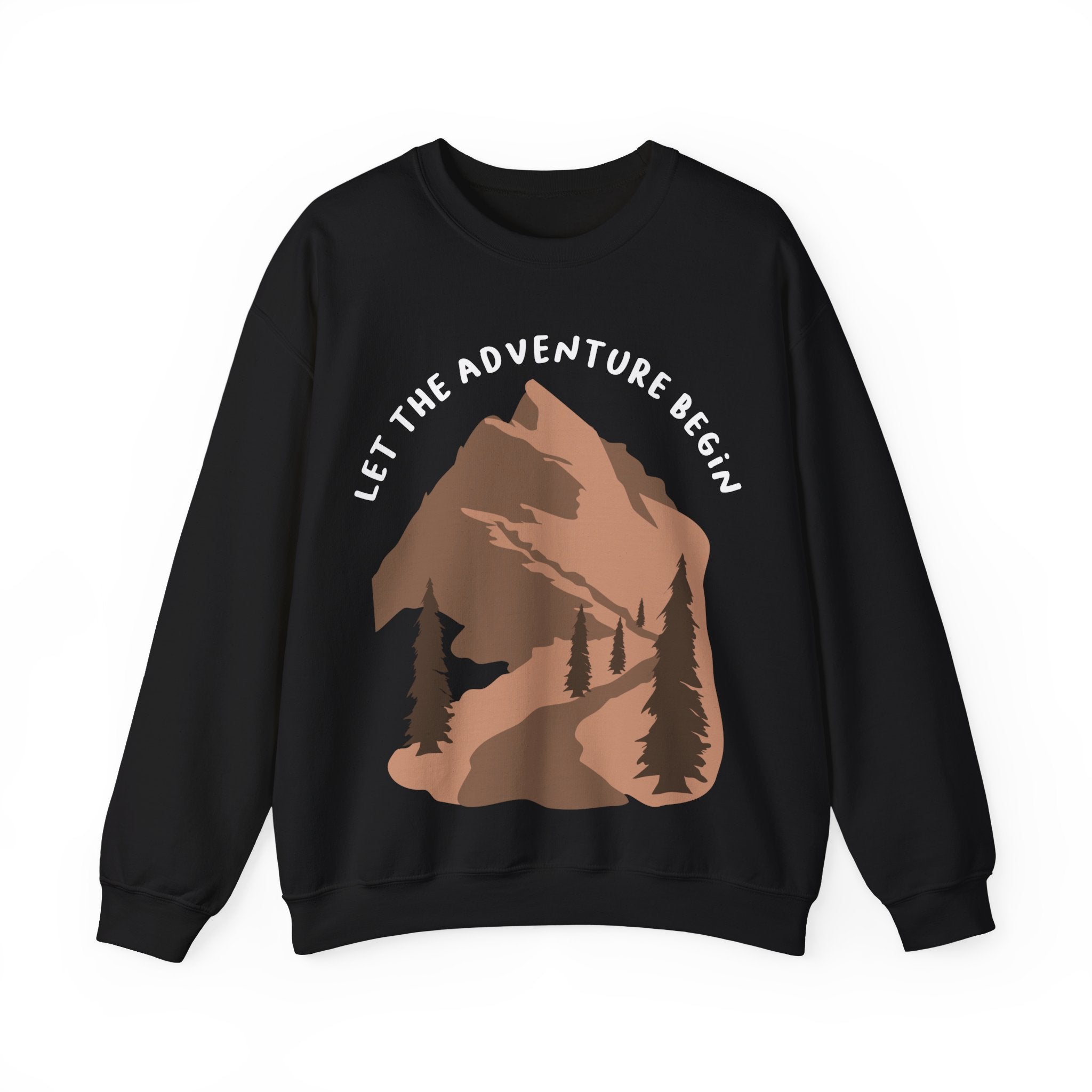 Let The Adventure Begin Unisex Heavy Blend Crewneck Sweatshirt