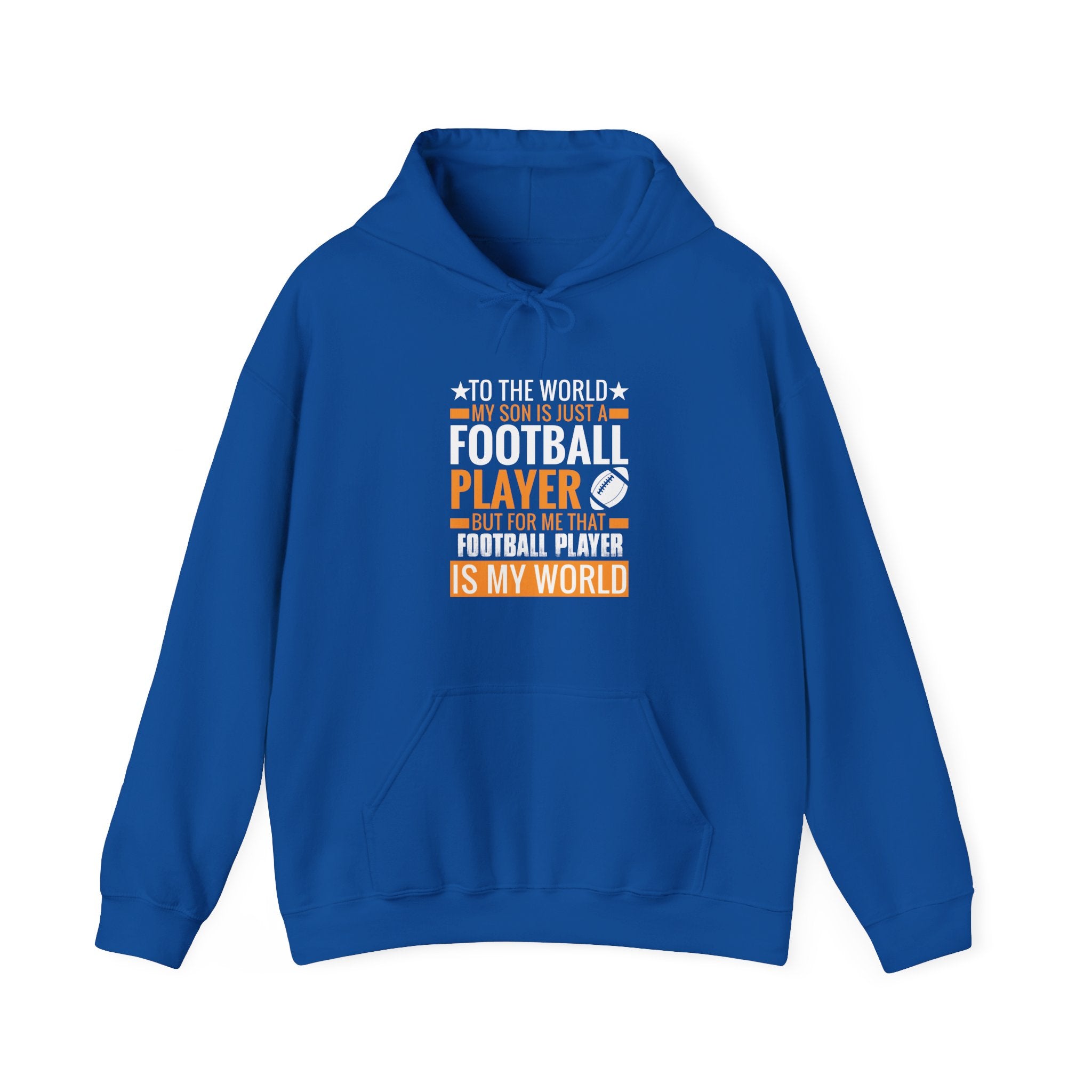 That Football Player Is My Whole World Unisex Heavy Blend Hooded Sweatshirt
