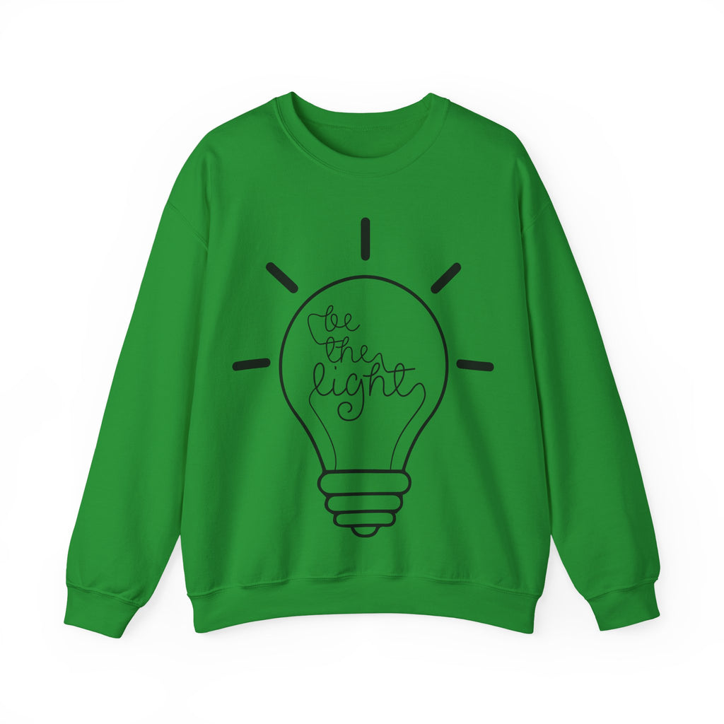 Be The Light Unisex Heavy Blend Crewneck Sweatshirt for Ultimate Comfort