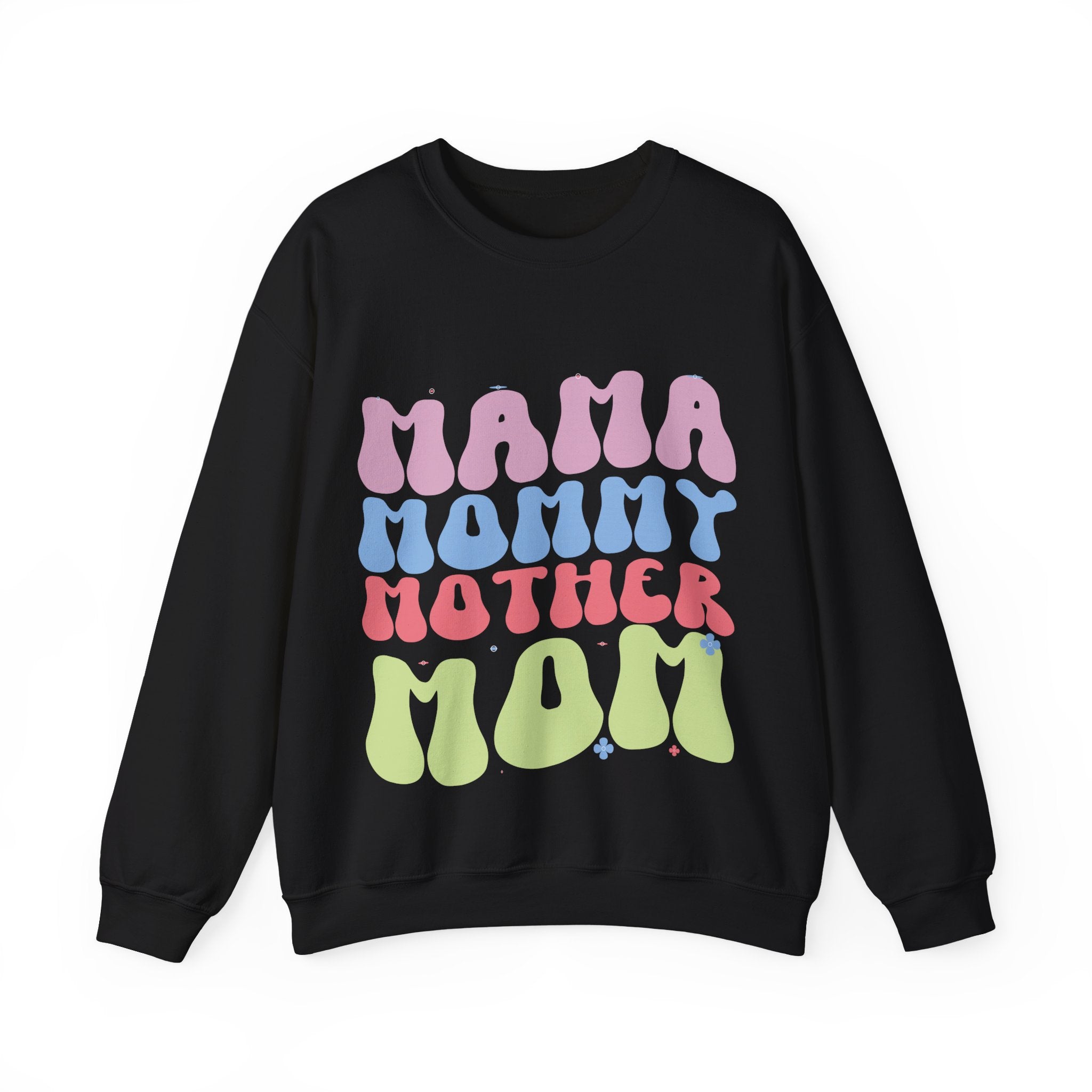 Mama Mommy Unisex Heavy Blend Crewneck Sweatshirt for Ultimate Comfort