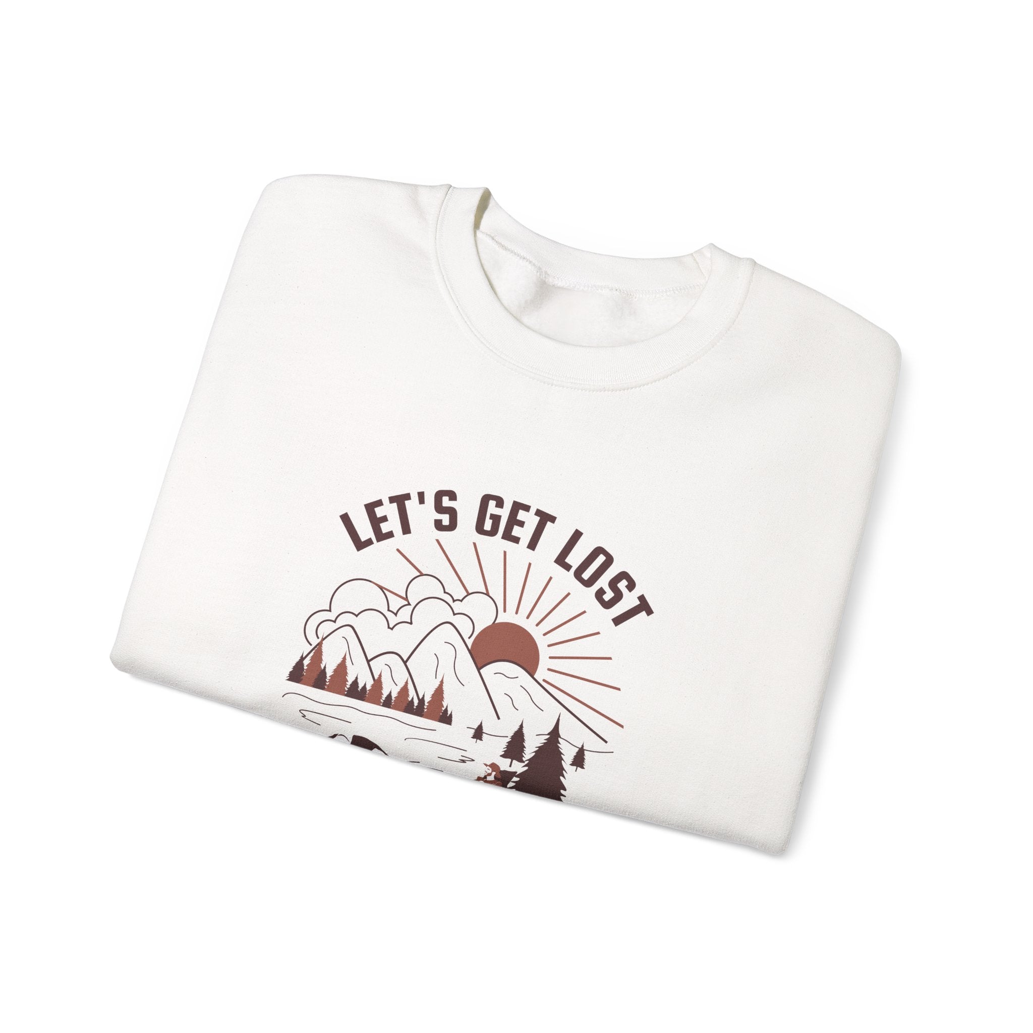 Lets Get Lost In Paradise Unisex Heavy Blend Crewneck Sweatshirt