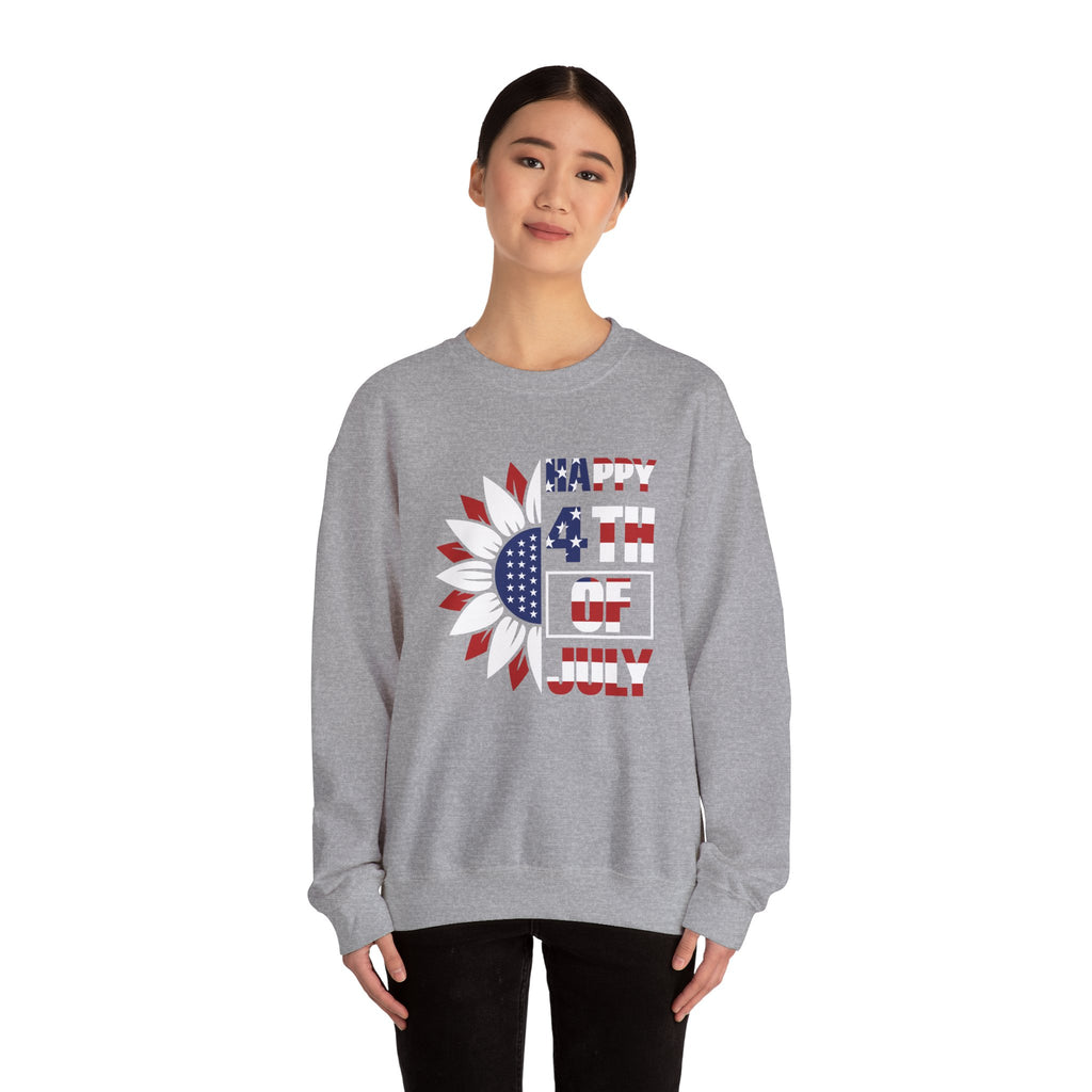 Happy 4th Of July Unisex Heavy Blend Crewneck Sweatshirt