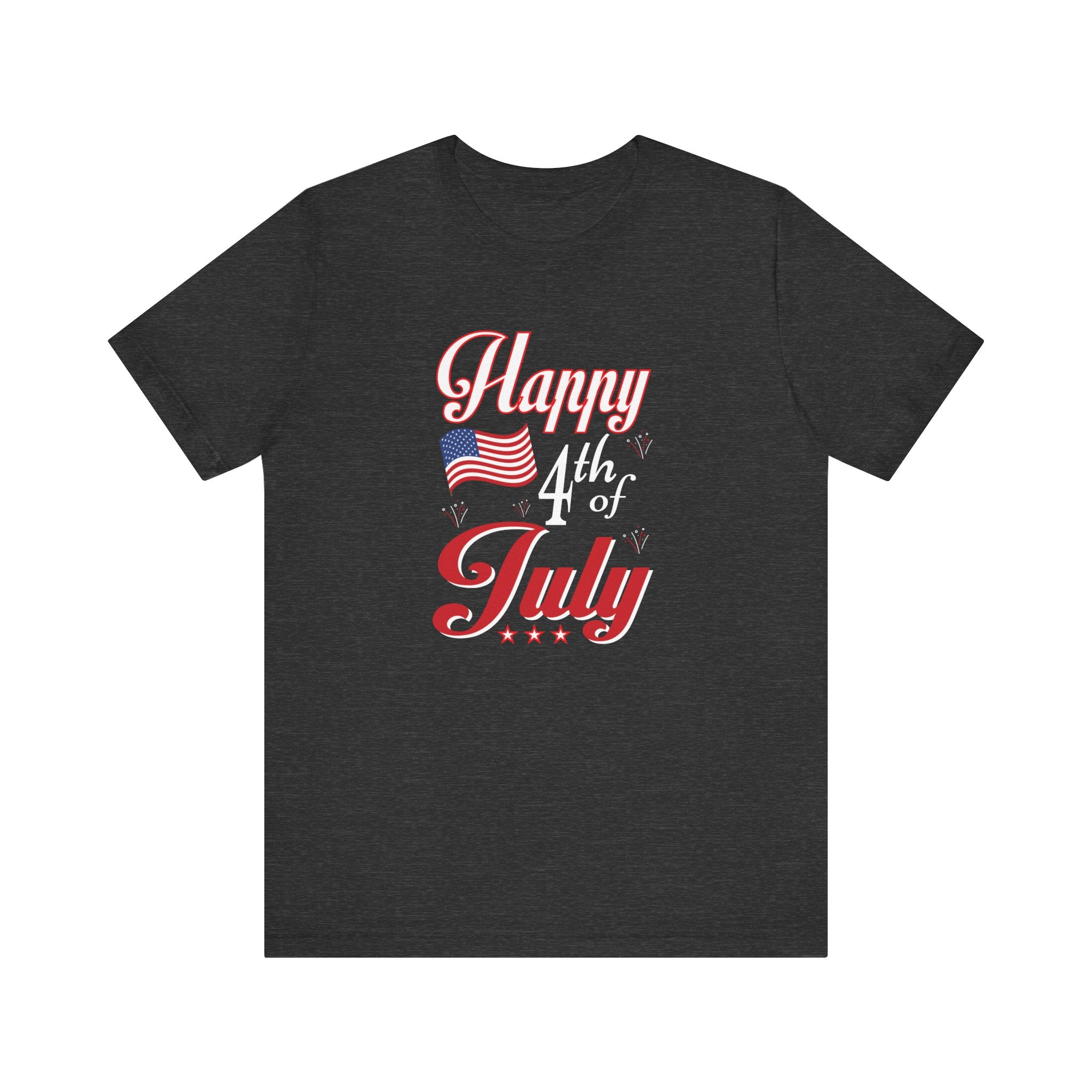 Happy 4th Of July Fireworks Unisex Short Sleeve Tee