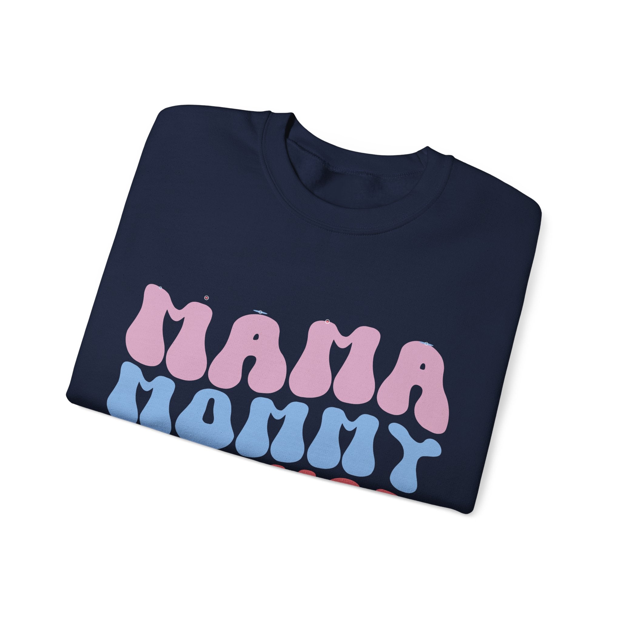 Mama Mommy Unisex Heavy Blend Crewneck Sweatshirt for Ultimate Comfort