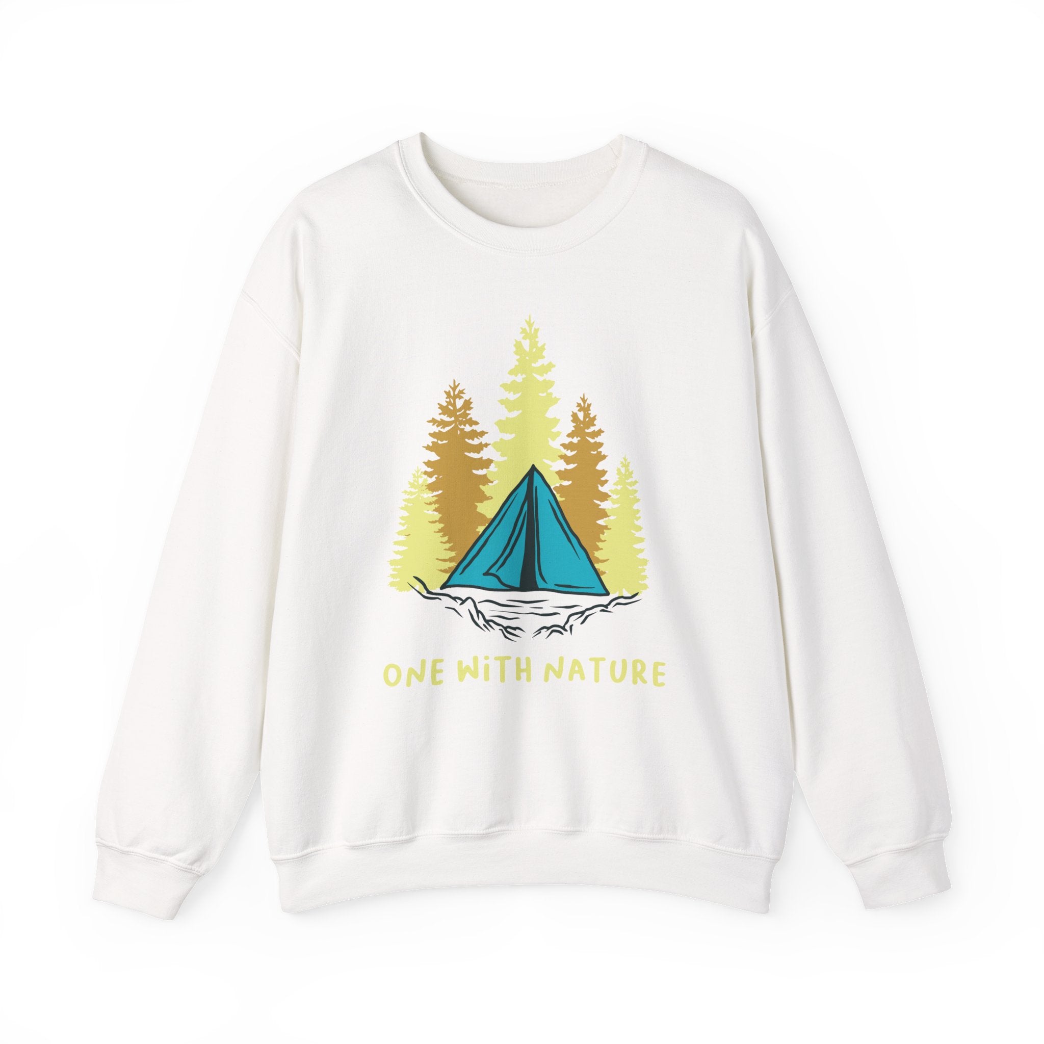 One With Nature Unisex Heavy Blend Crewneck Sweatshirt for Ultimate Comfort