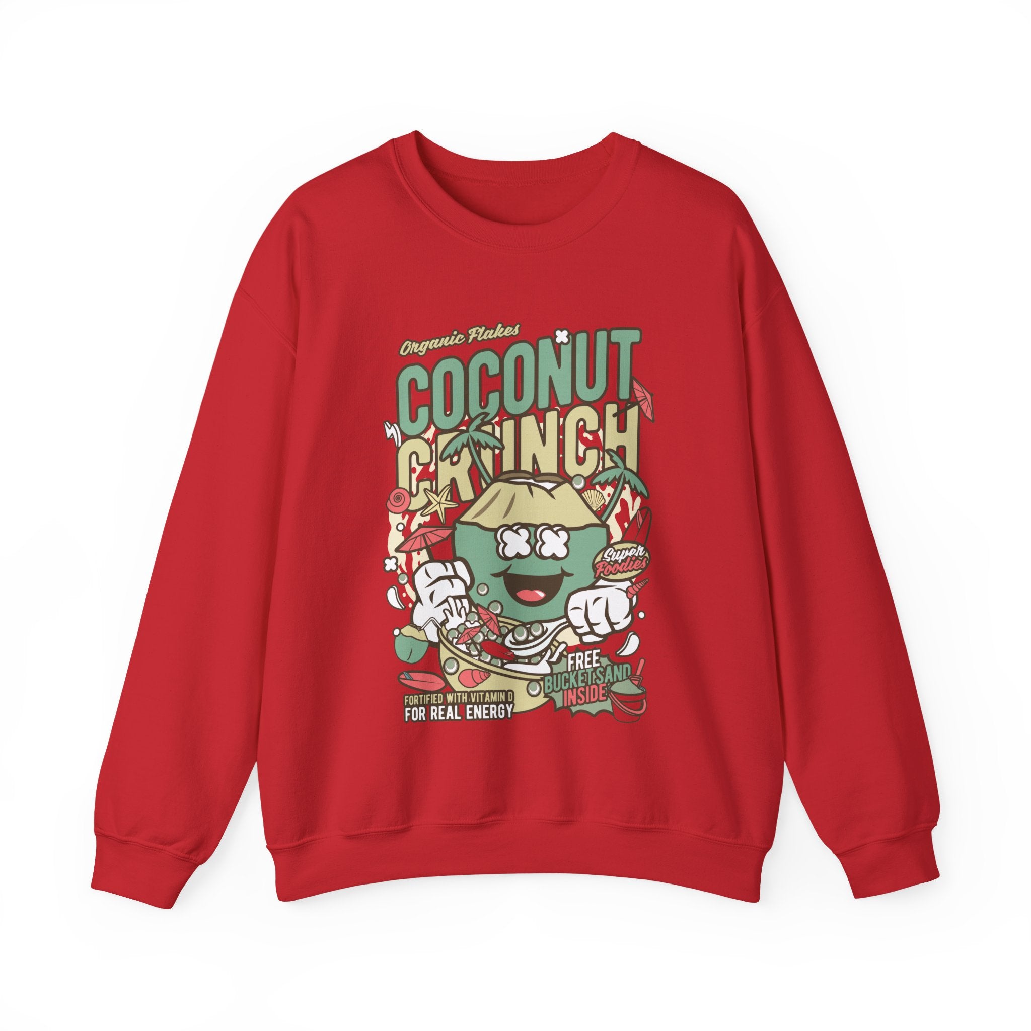 Coconut Crunch Unisex Heavy Blend Crewneck Sweatshirt for Ultimate Comfort