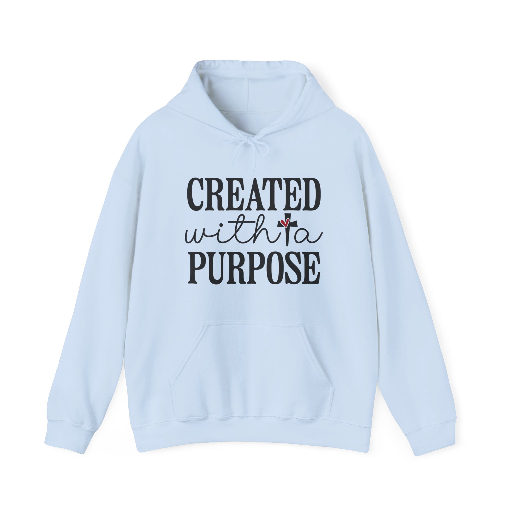 Created With A Purpose Unisex Heavy Blend Hooded Sweatshirt for Ultimate Comfort