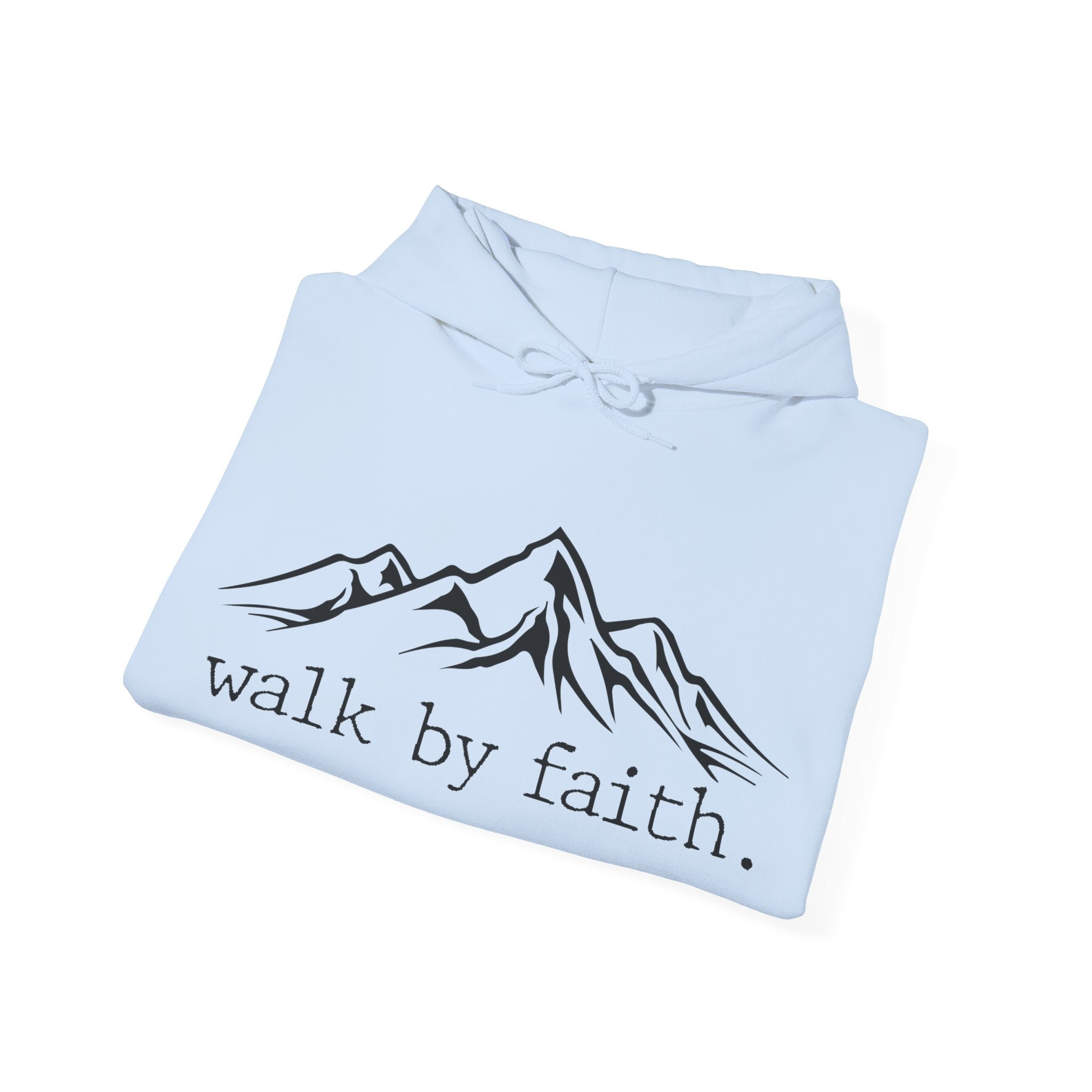 Walk By Faith Unisex Heavy Blend Hooded Sweatshirt for Ultimate Comfort and Warmth