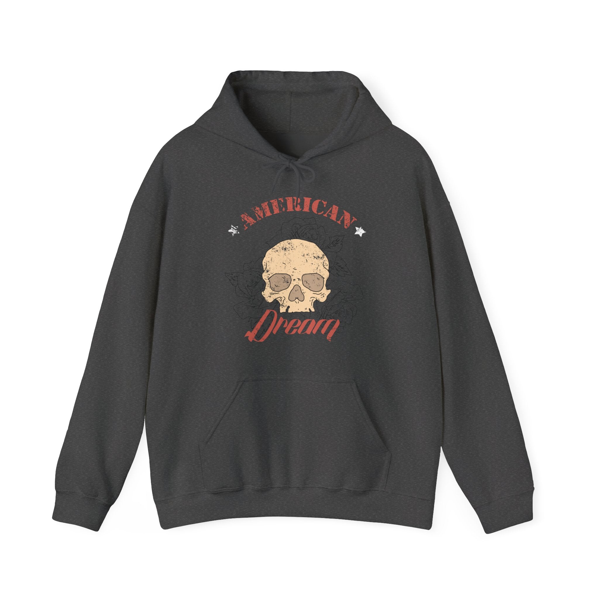 American Dream Skull Unisex Heavy Blend Hooded Sweatshirt